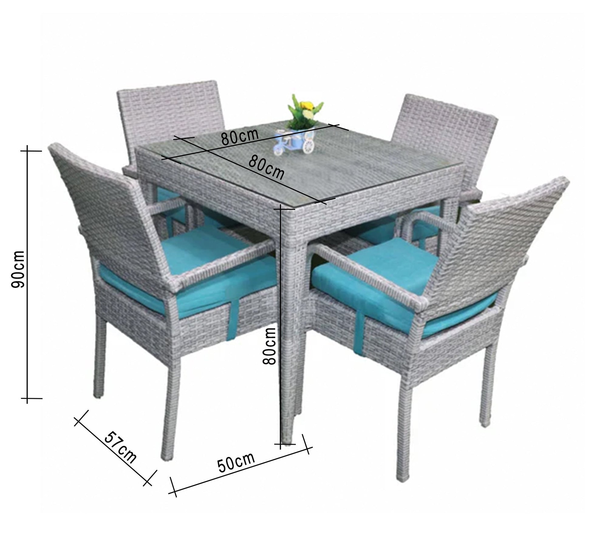 Outdoor set for 4 people - Vitrine Furniture - Outdoor Products