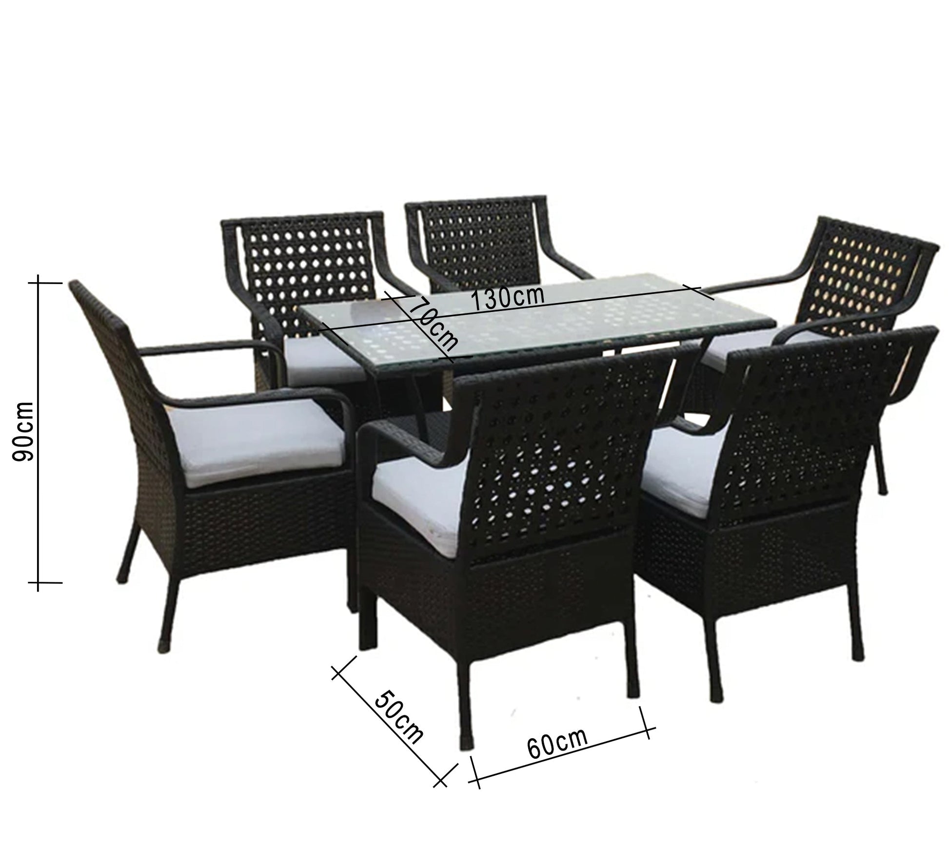 Outdoor set of 6 chairs - Vitrine Furniture - Outdoor Products
