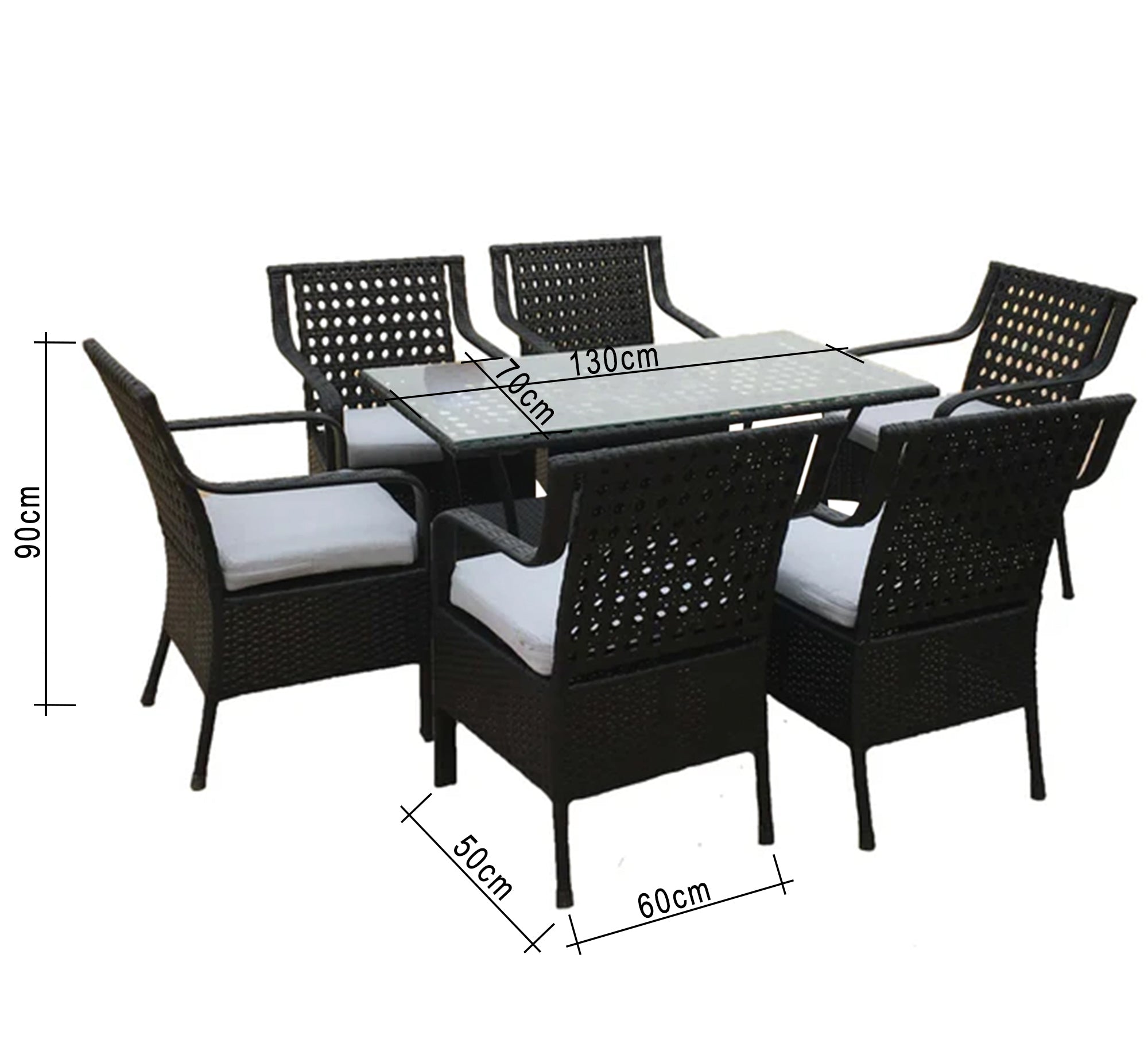 Outdoor set of 6 chairs - Vitrine Furniture - Outdoor Products