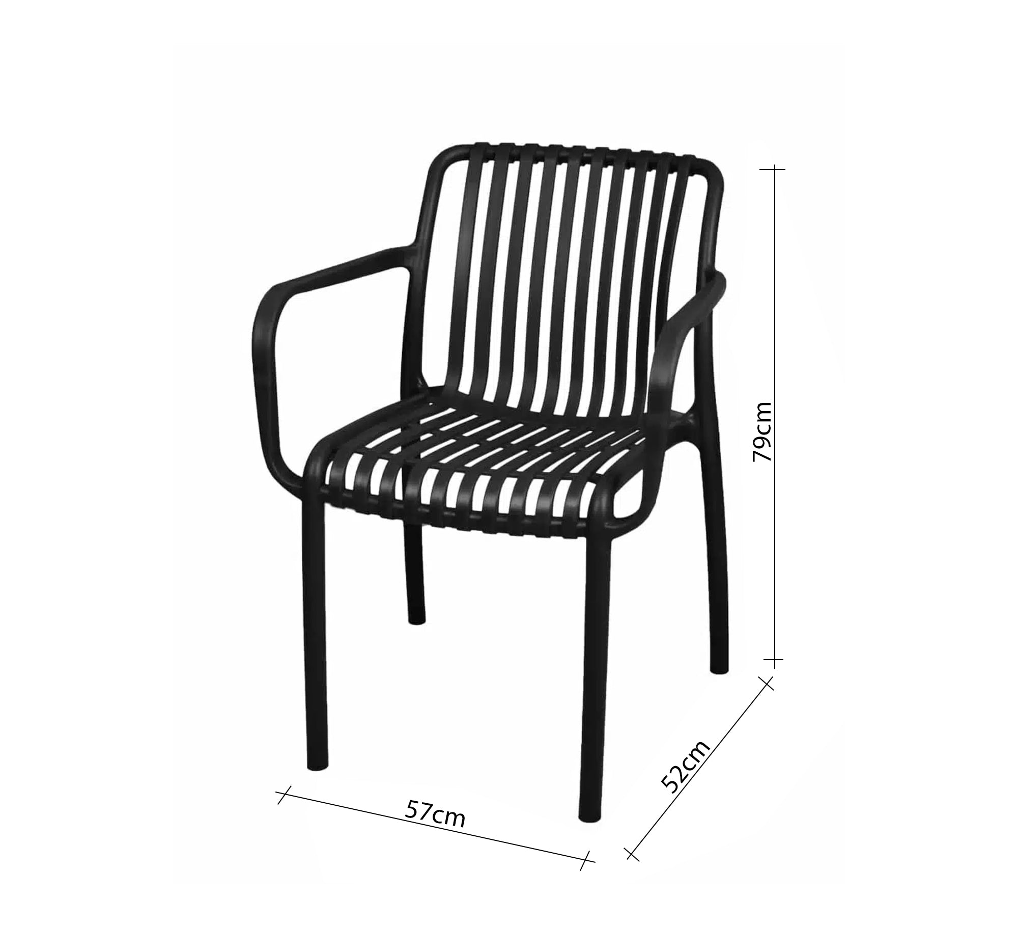 Outdoor set of two chairs and a round table - Vitrine Furniture - Outdoor Products