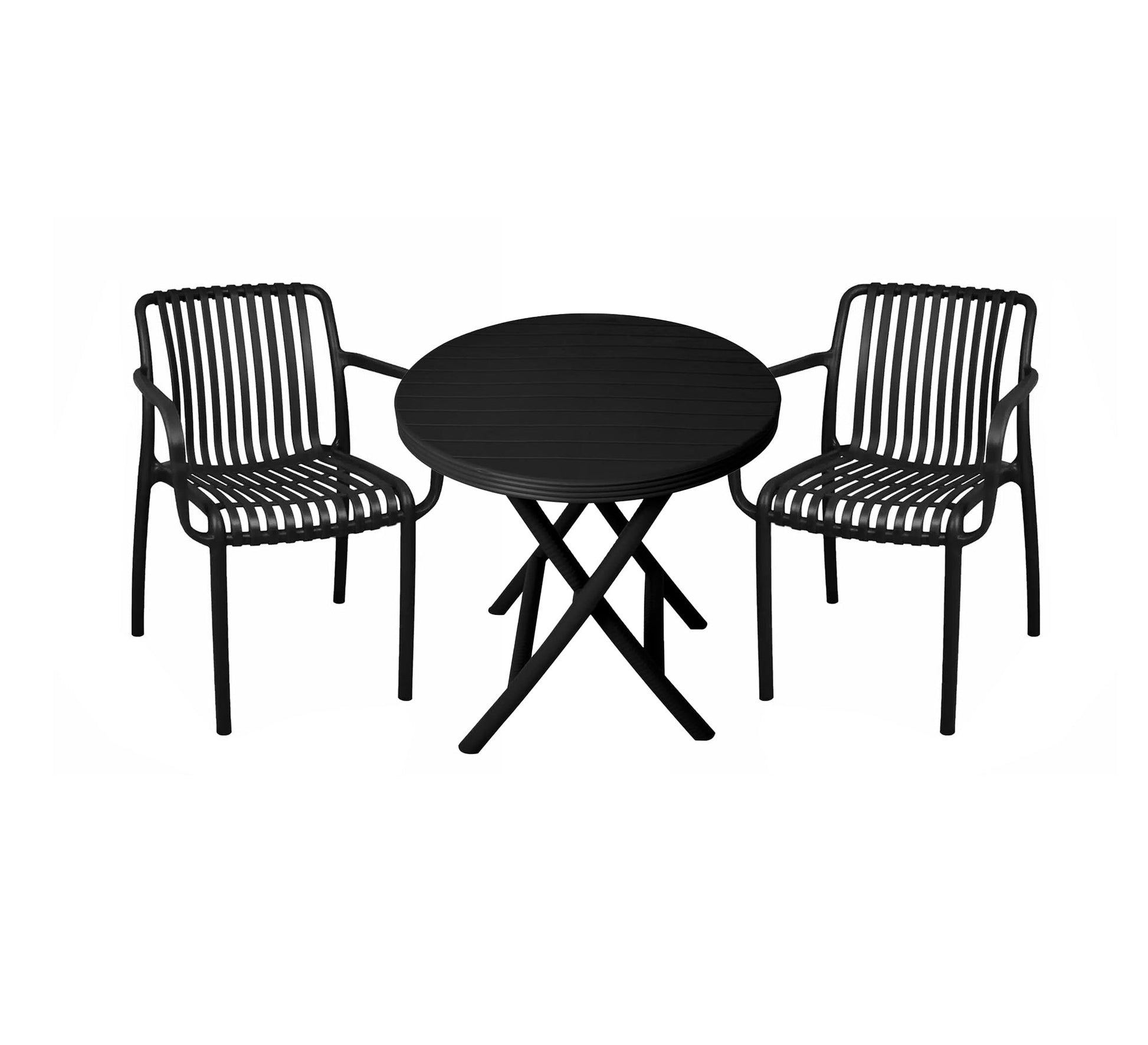 Outdoor set of two chairs and a round table - Vitrine Furniture - Outdoor Products