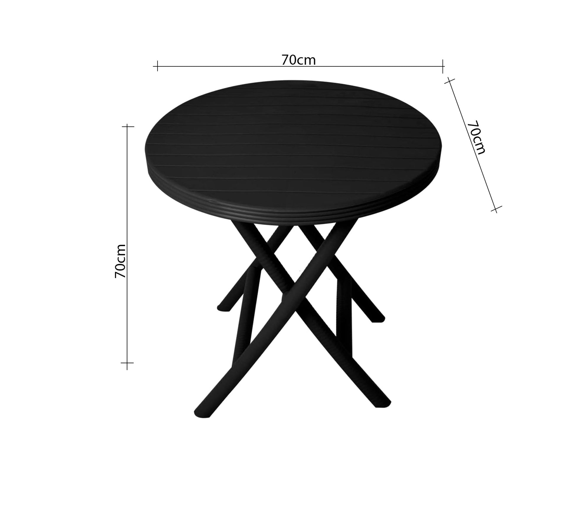 Outdoor set of two chairs and a round table - Vitrine Furniture - Outdoor Products