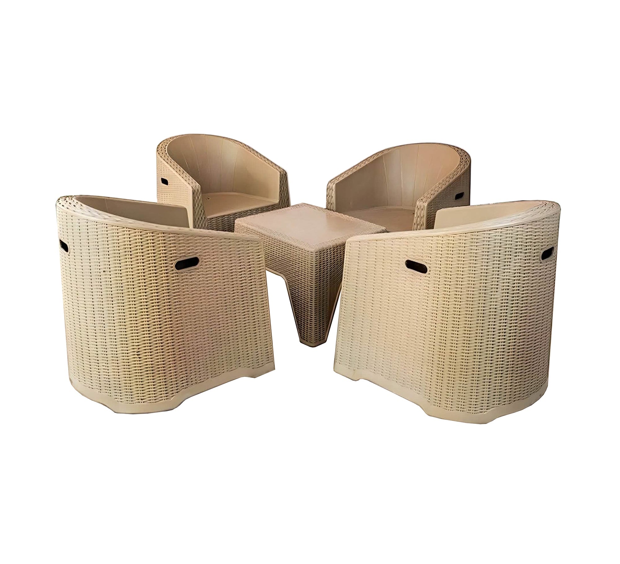 Outdoor set with four chairs and a rectangular table - Vitrine Furniture - Outdoor Products