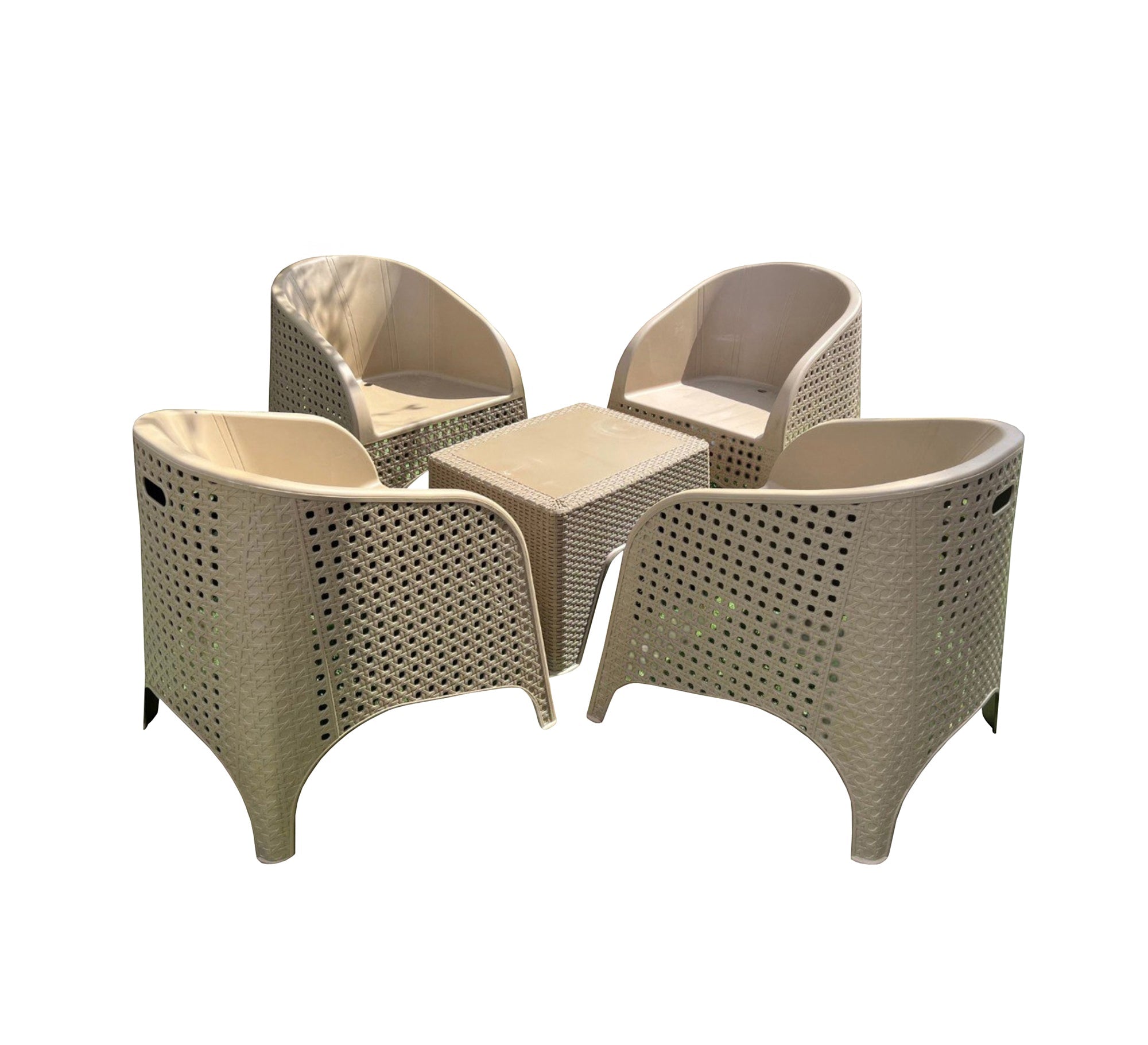 Outdoor set with four chairs and a short table - Vitrine Furniture - Outdoor Products