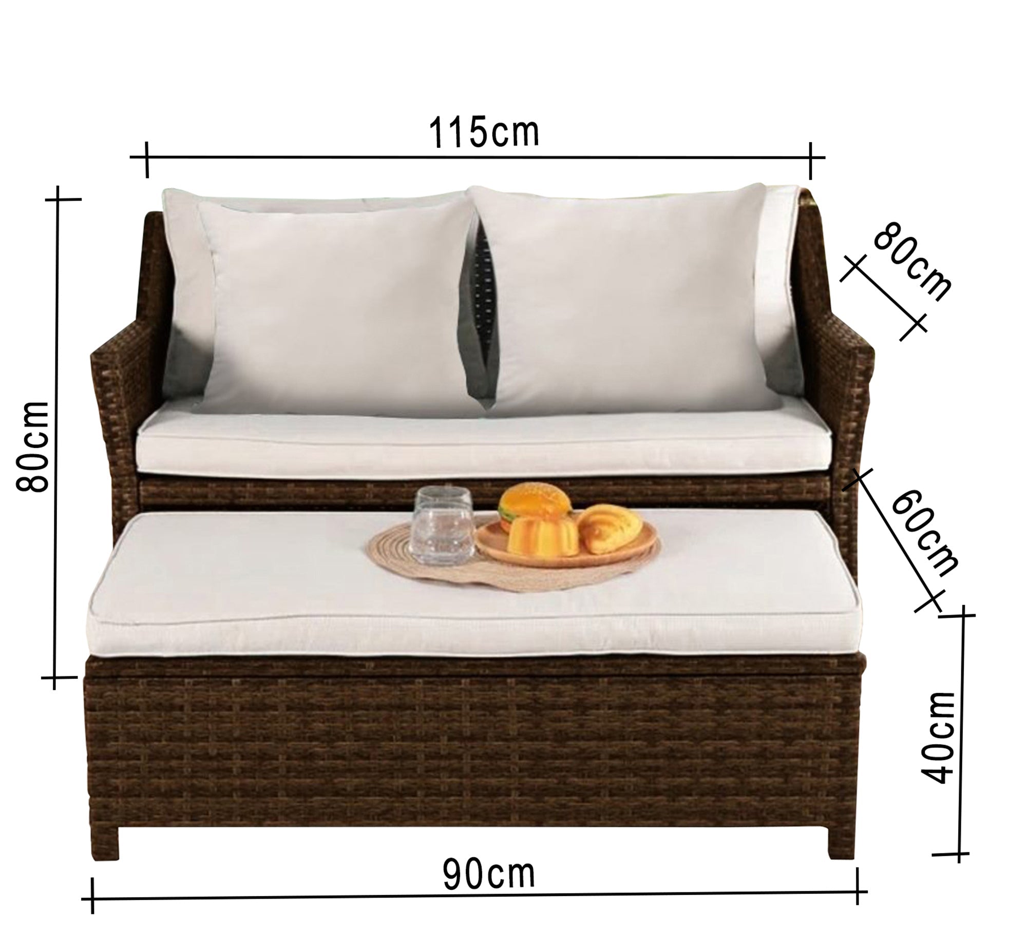 Outdoor Sofa - Stylish, Durable, Weatherproof - Vitrine Furniture - Outdoor Products