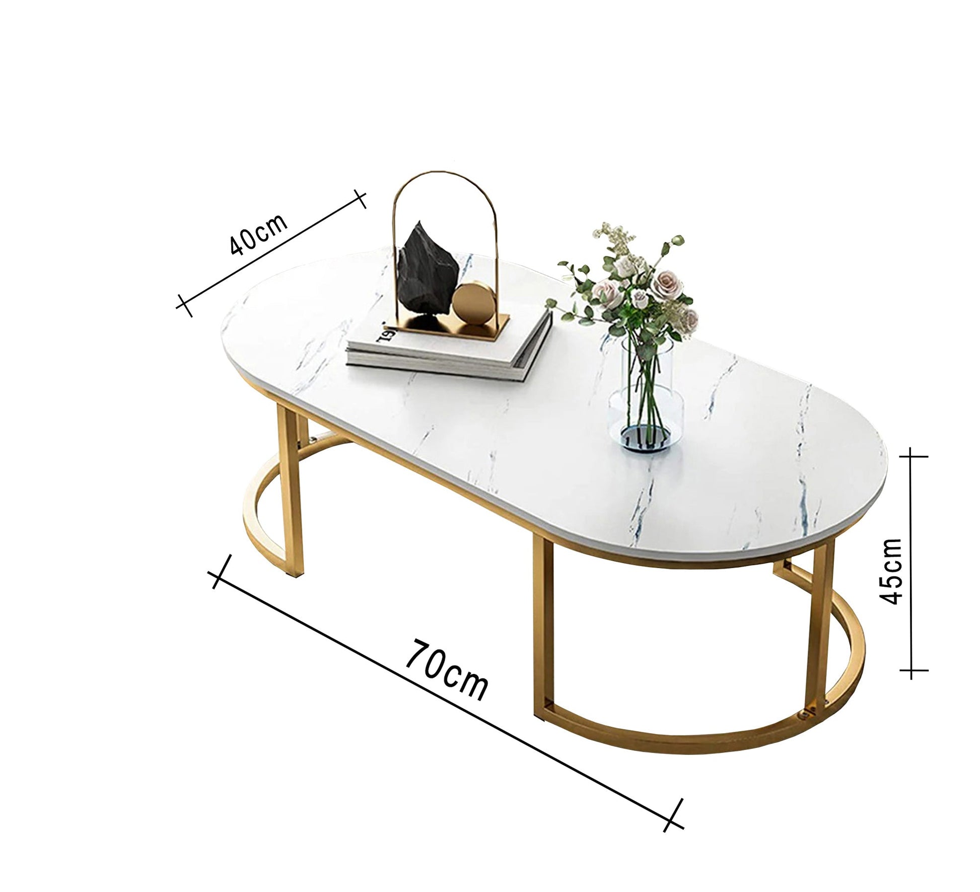 Oval table for reception rooms - Vitrine Furniture - Furniture