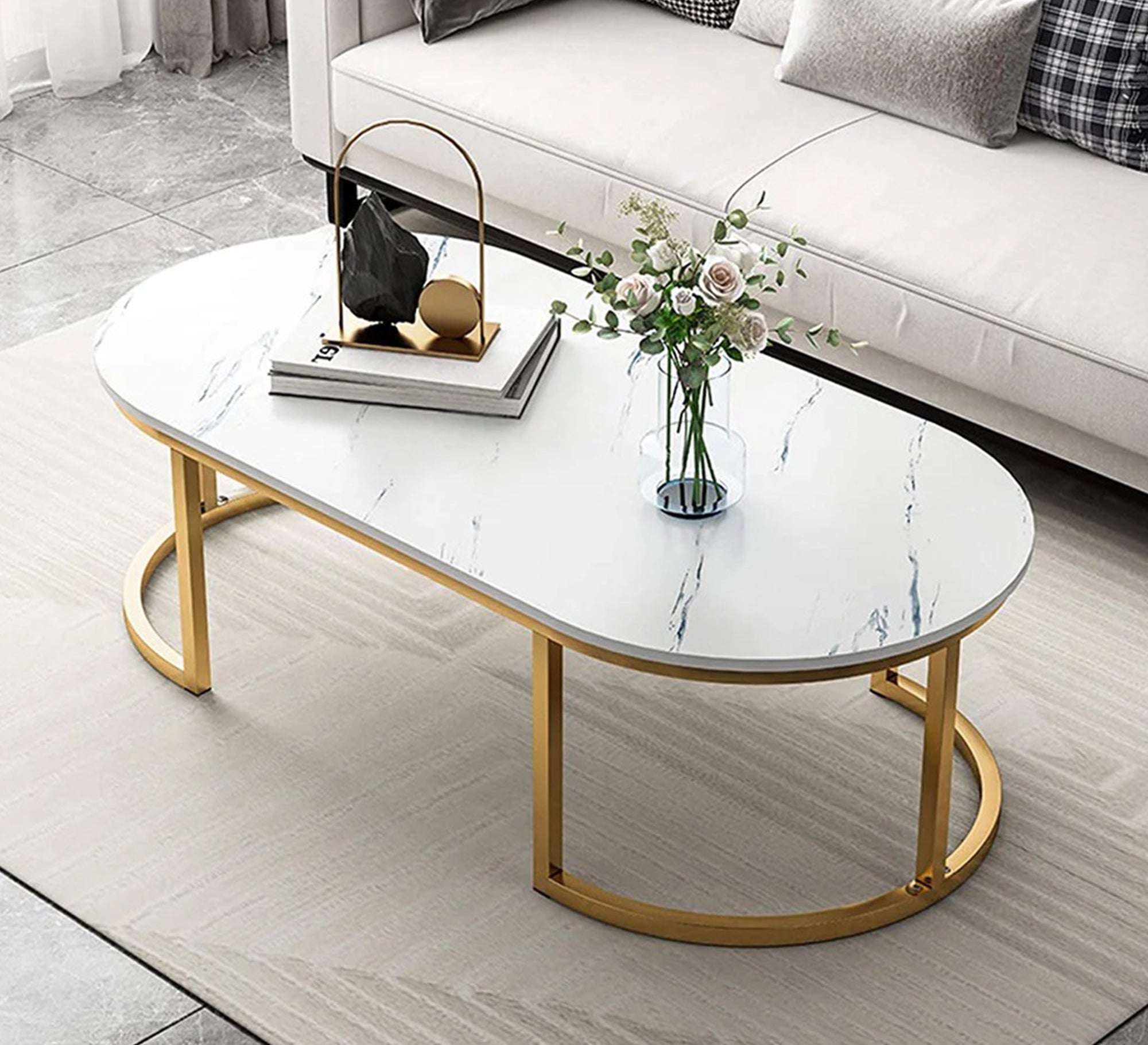 Oval table for reception rooms - Vitrine Furniture - Furniture
