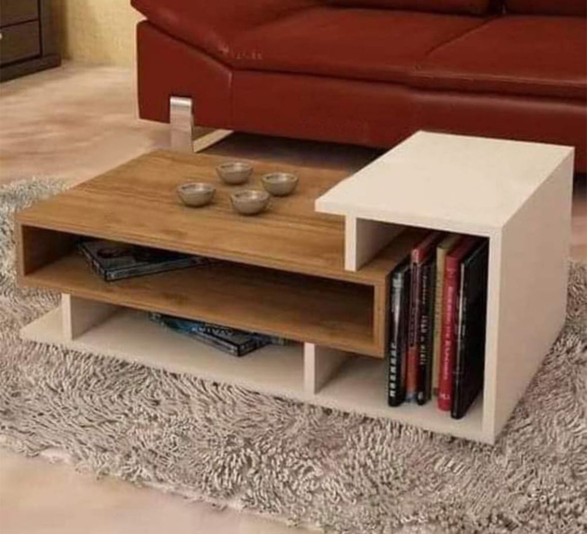 Overlapping coffee table - Vitrine Furniture - Furniture