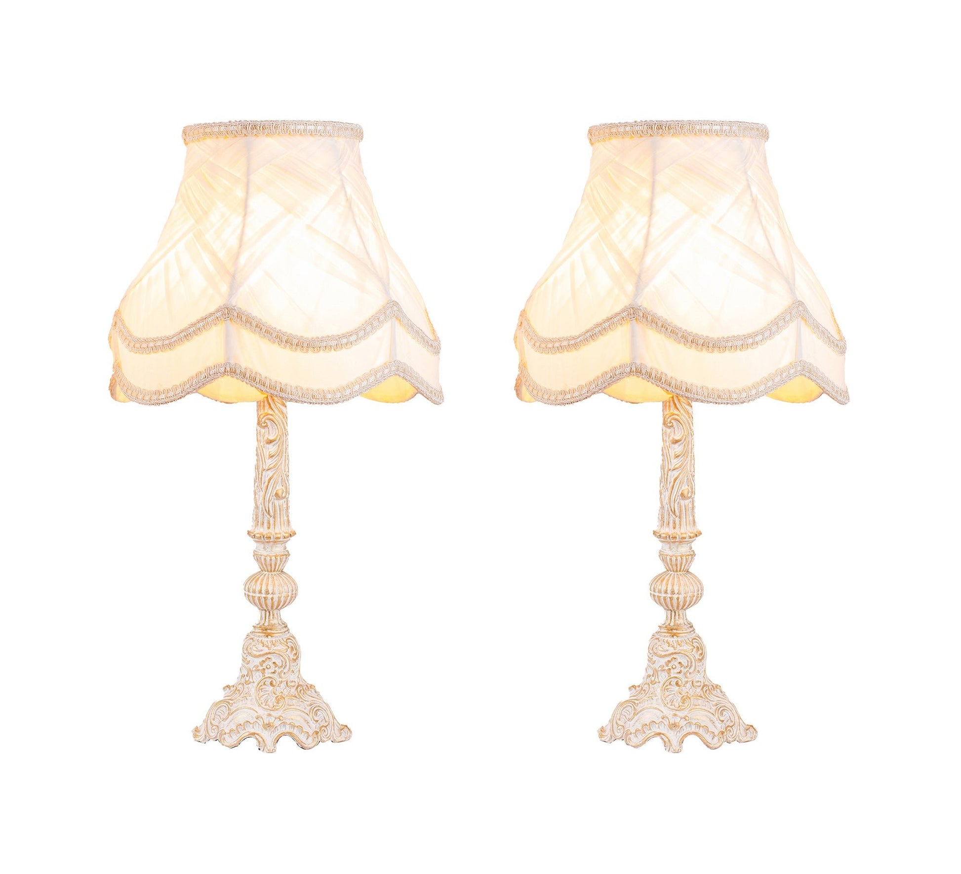 Pair of classic decorative table lamps - Vitrine Furniture - Lighting