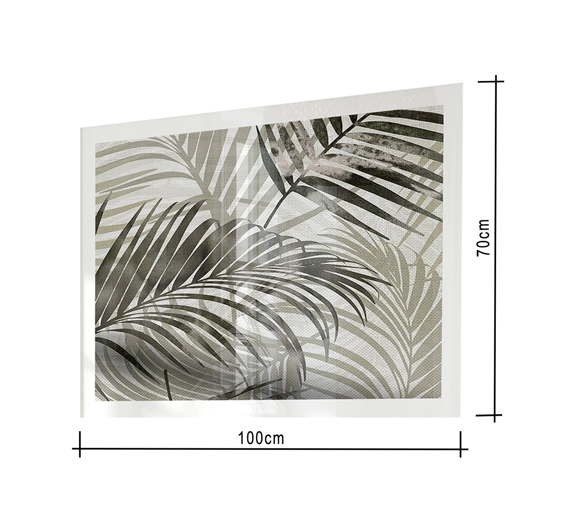 Palm leaf painting - Vitrine Furniture - Décor
