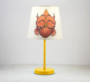 Party Owl Lamp, Fun Nursery Light with Gold Base - Vitrine Furniture - Lighting