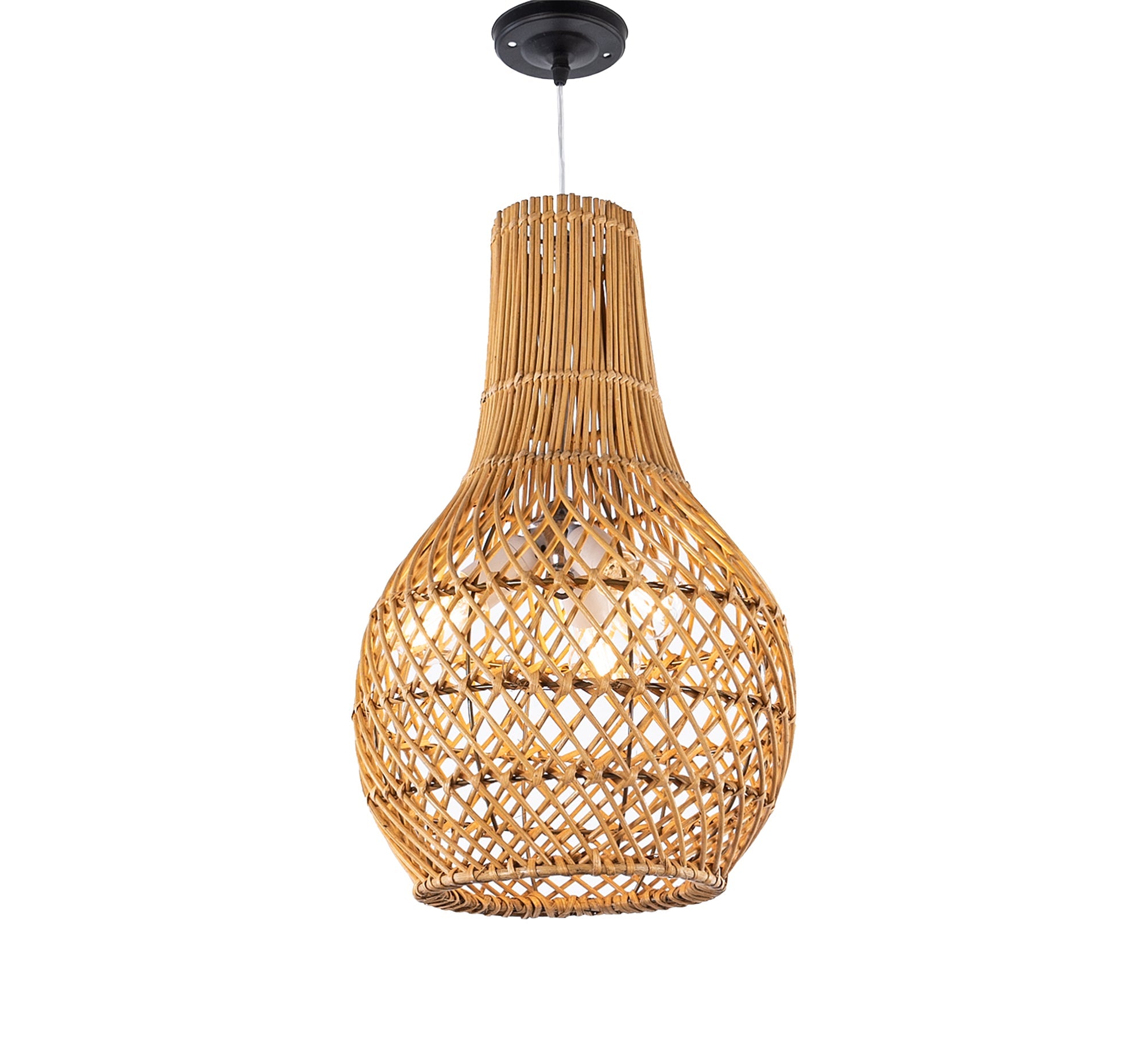 Pear bamboo pendant light - Vitrine Furniture - Lighting