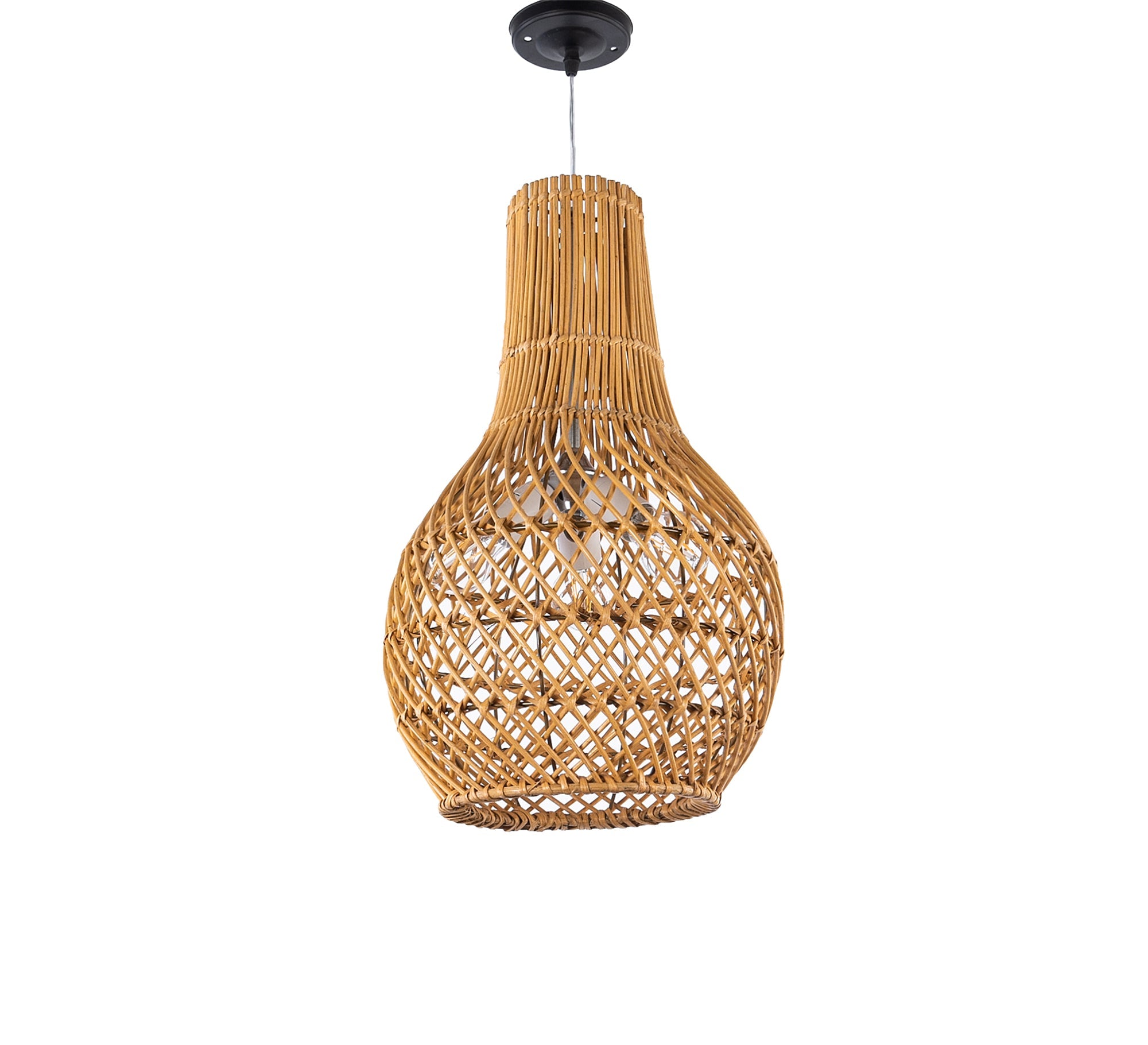 Pear bamboo pendant light - Vitrine Furniture - Lighting