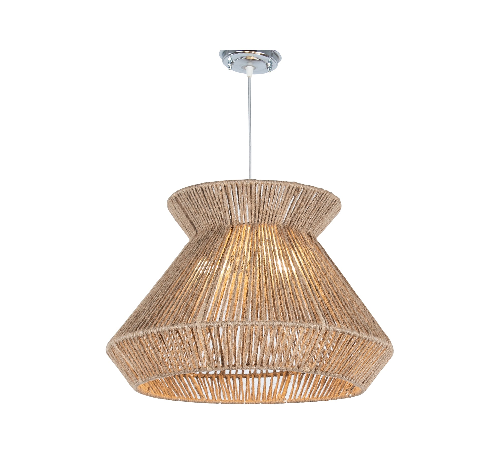 Pendant lamp featuring woven threads - Vitrine Furniture - Lighting
