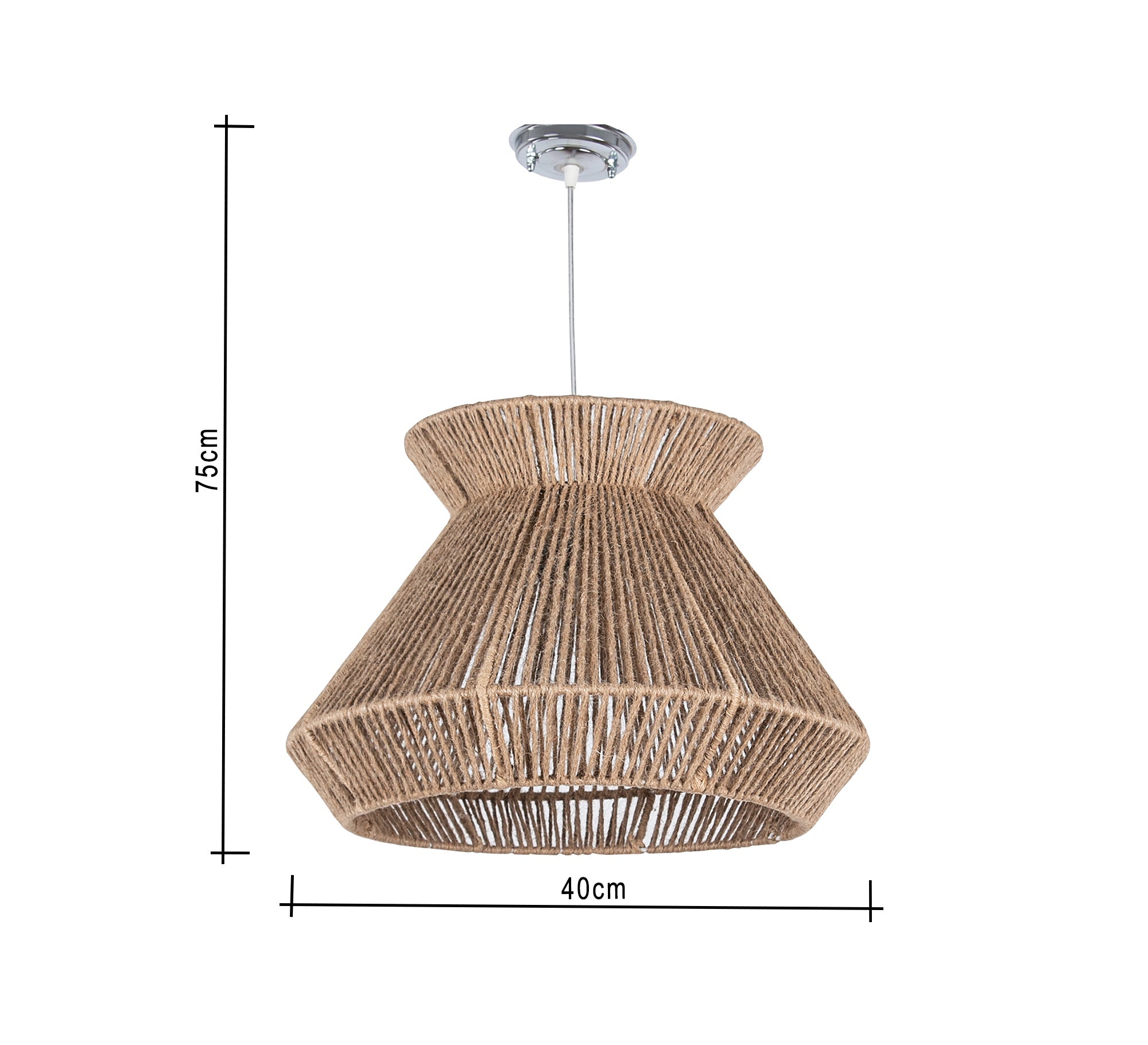 Pendant lamp featuring woven threads - Vitrine Furniture - Lighting