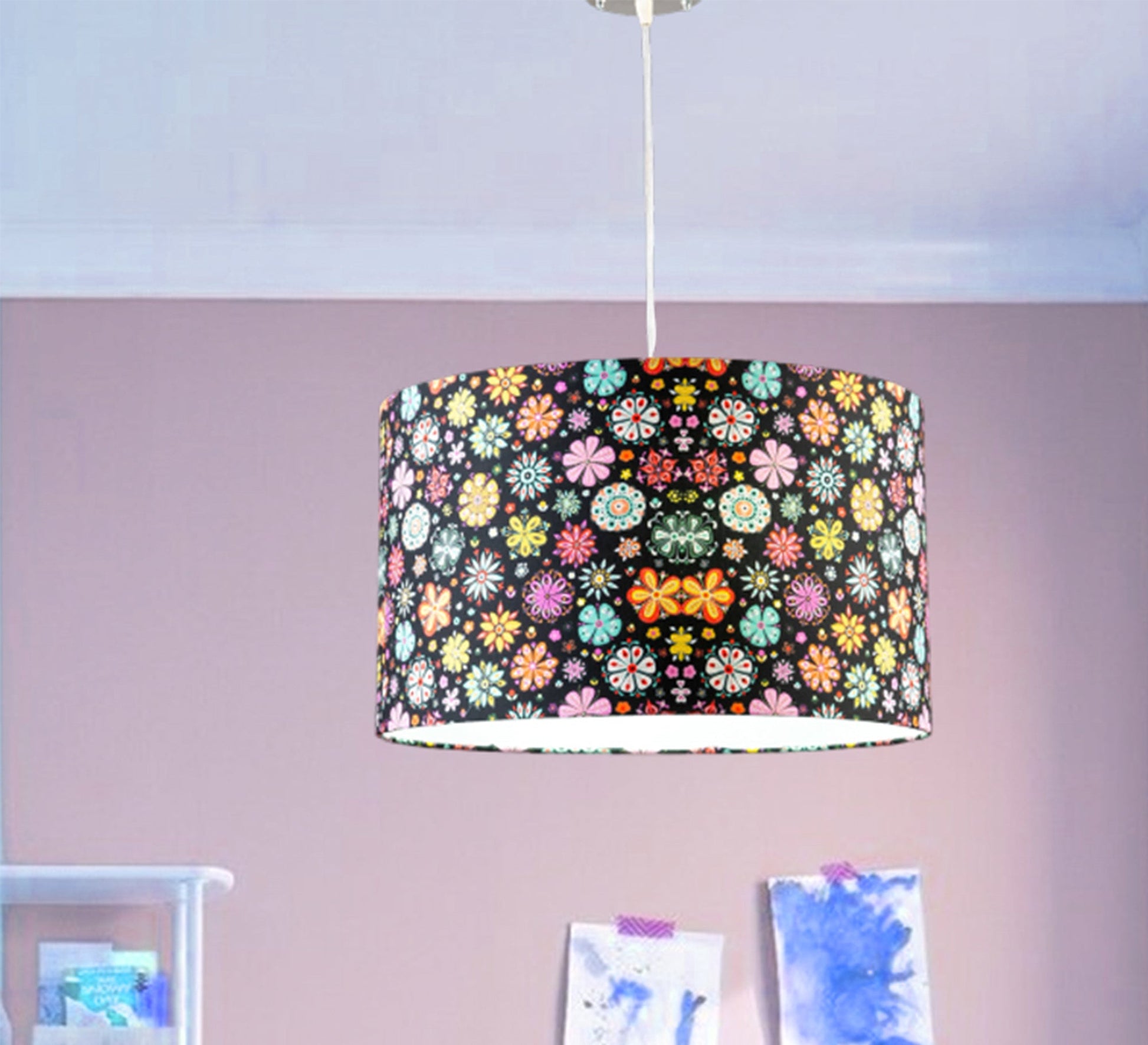 Pendant lamp with a fun, childlike design suitable for children's rooms - Vitrine Furniture - Lighting