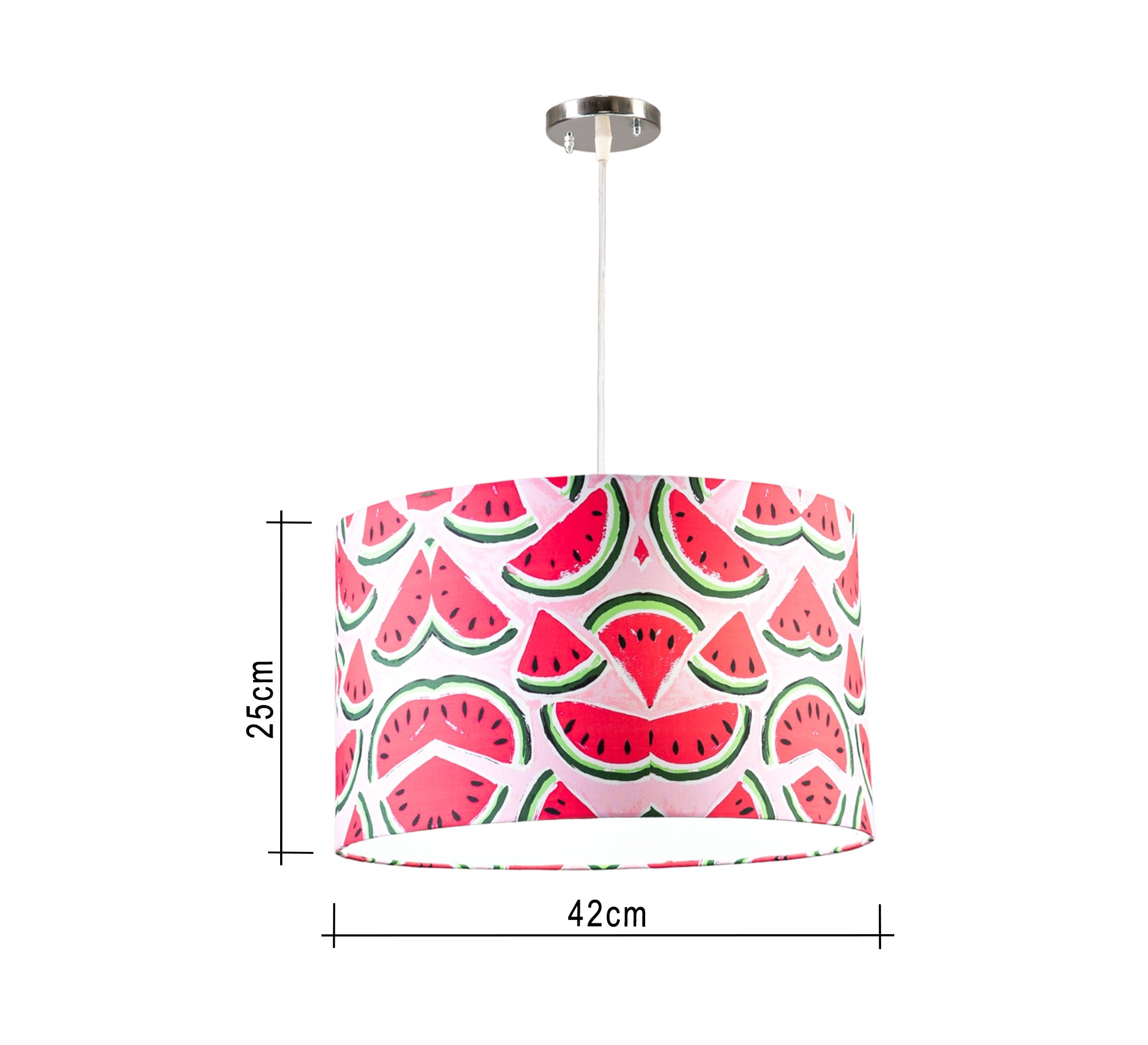 Pendant lamp with a watermelon graphic - Vitrine Furniture - Lighting