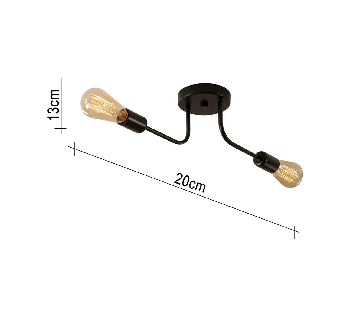 Pendant with two a unique touch - Vitrine Furniture - Ceiling lights