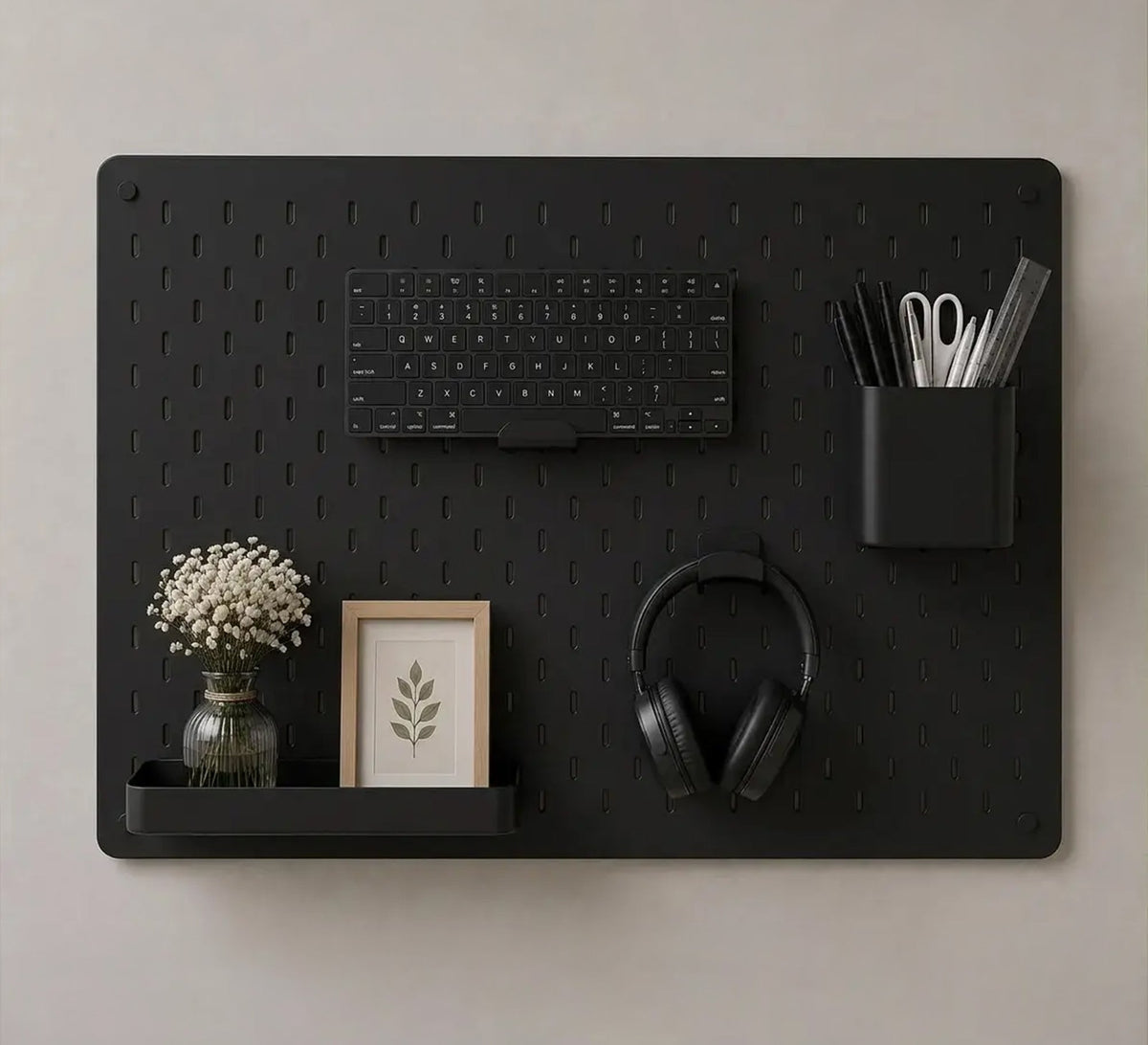 Perforated Wall Panel for Office Organization - Vitrine Furniture - Mirrors