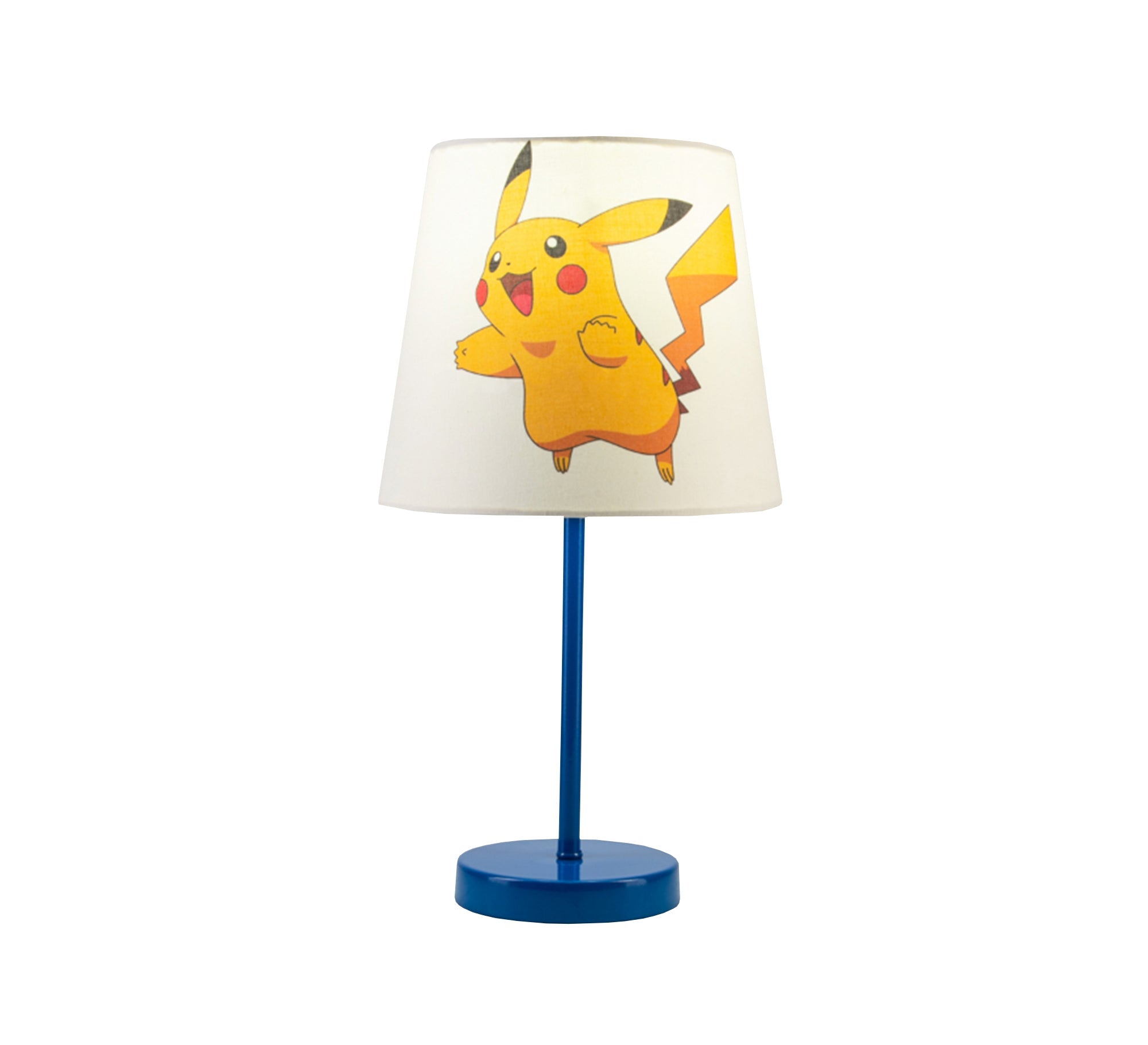 Pikachu Lamp: A fun cartoon light for your child's room with a blue base. - Vitrine Furniture - Lighting