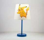 Pikachu Lamp: A fun cartoon light for your child's room with a blue base. - Vitrine Furniture - Lighting
