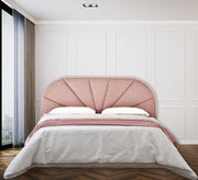 Pink bed with a high headboard - Vitrine Furniture - Furniture
