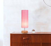 Pink cylindrical lampshade - Vitrine Furniture - Lighting