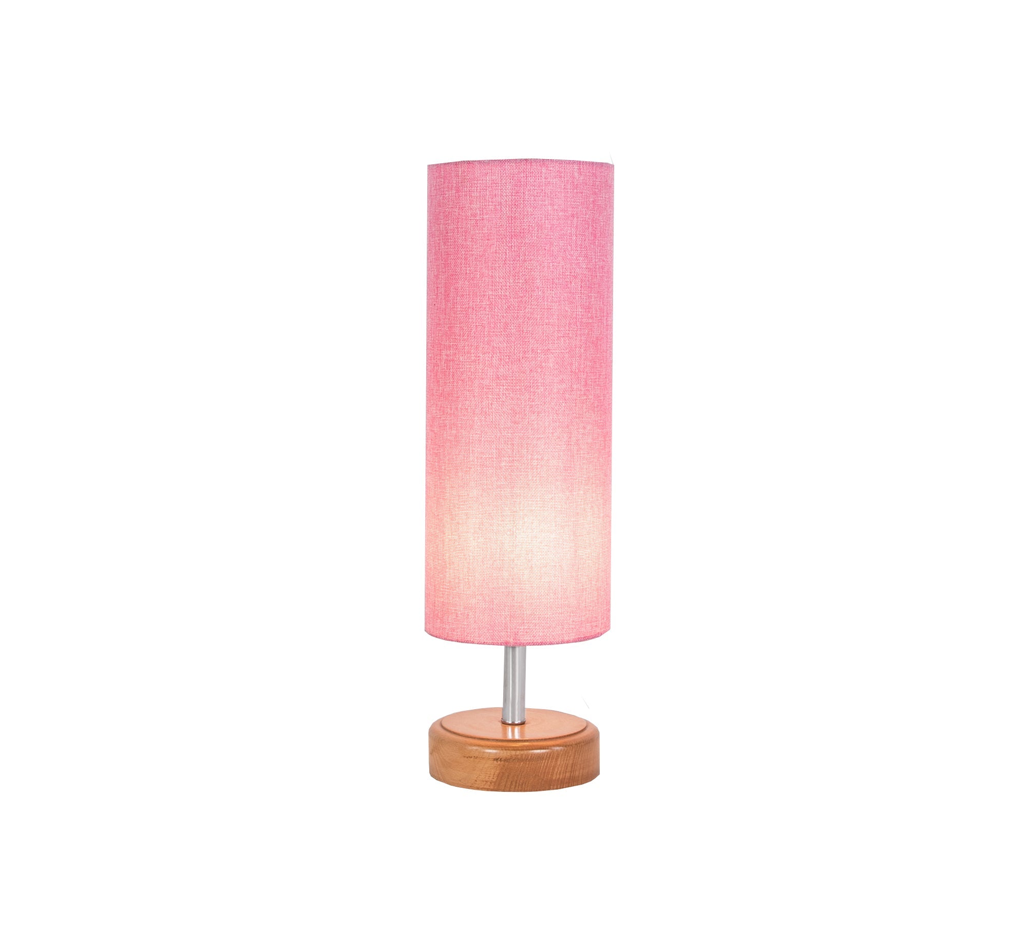 Pink cylindrical lampshade - Vitrine Furniture - Lighting