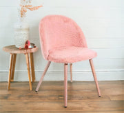 Pink fur chair - Vitrine Furniture - Furniture