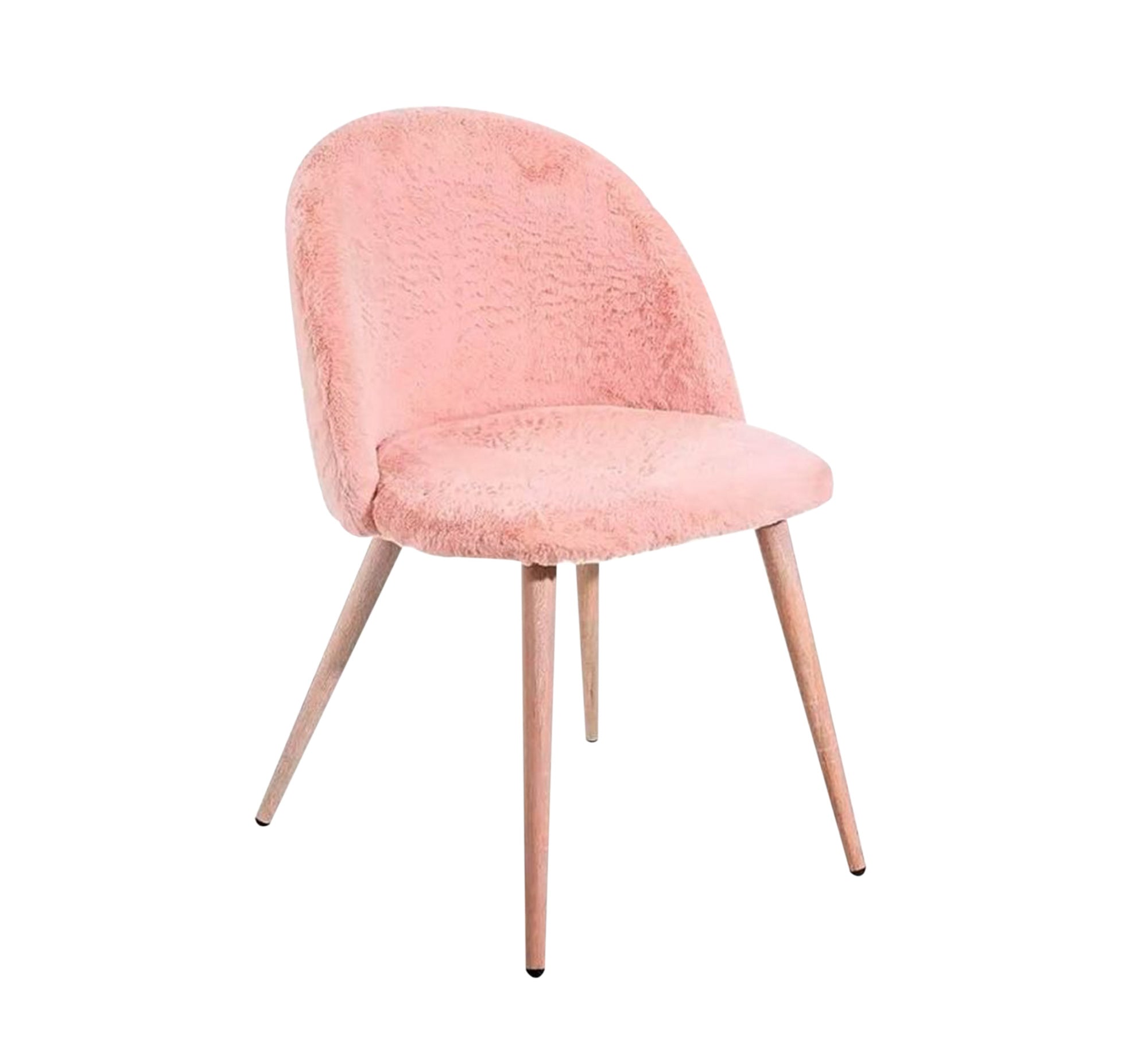 Pink fur chair - Vitrine Furniture - Furniture