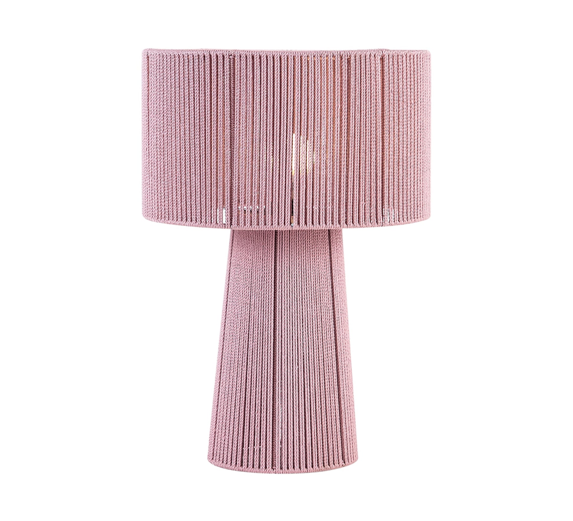 Pink lampshade with overlapping patterns - Vitrine Furniture - Lighting