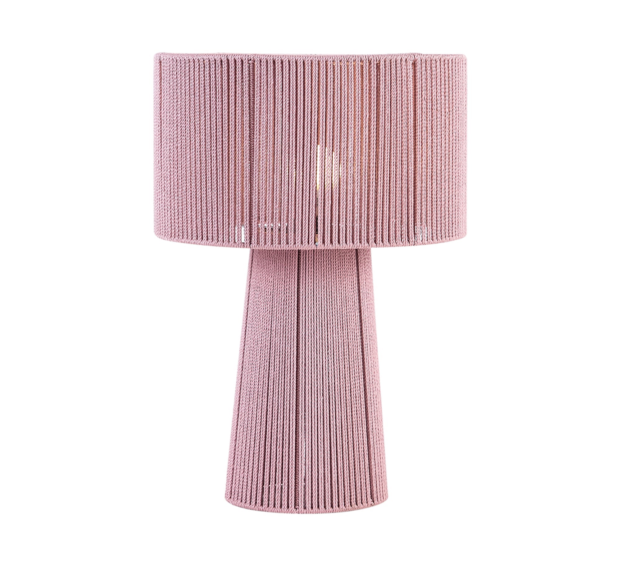 Pink lampshade with overlapping patterns - Vitrine Furniture - Lighting