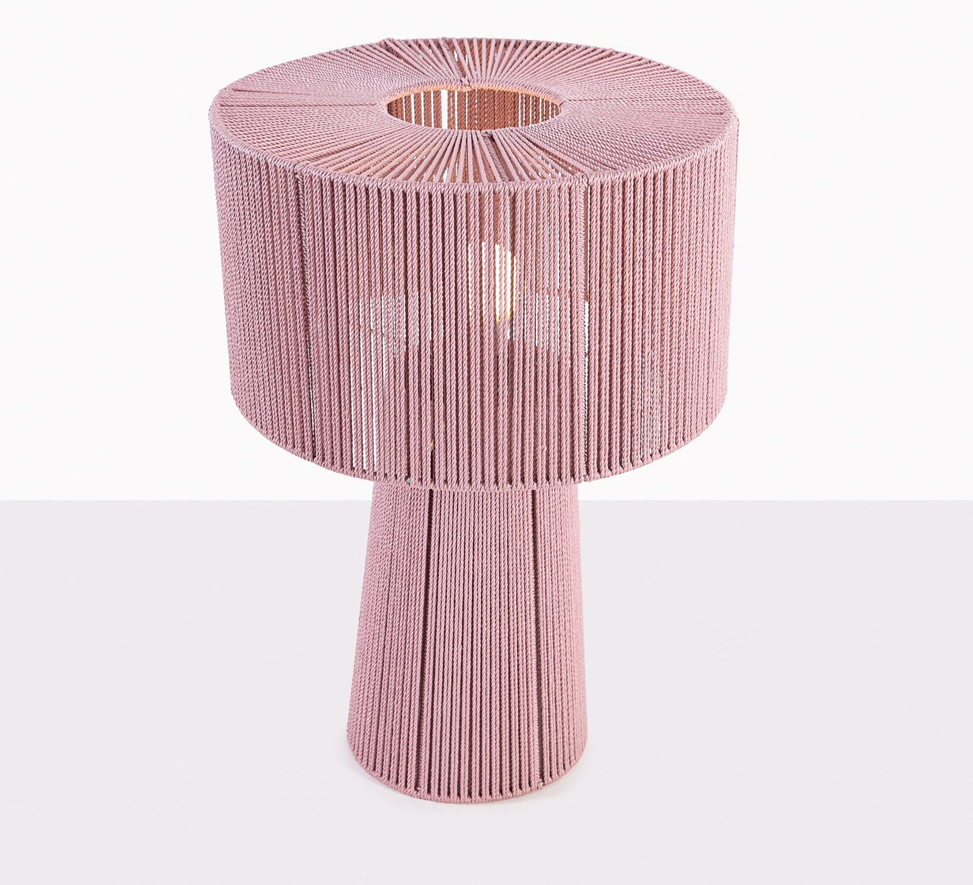 Pink lampshade with overlapping patterns - Vitrine Furniture - Lighting