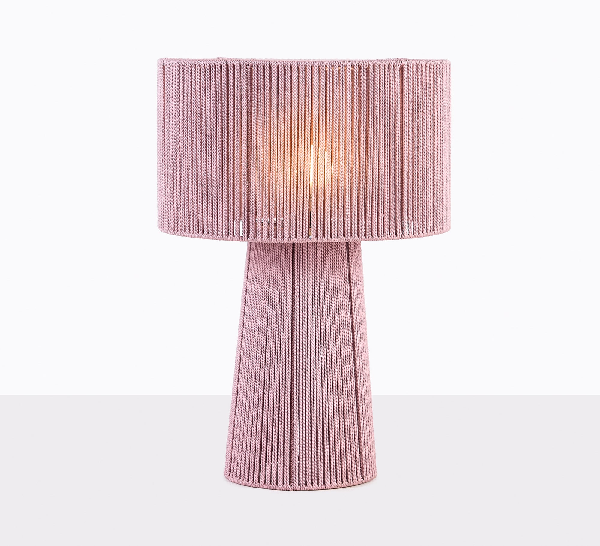 Pink lampshade with overlapping patterns - Vitrine Furniture - Lighting