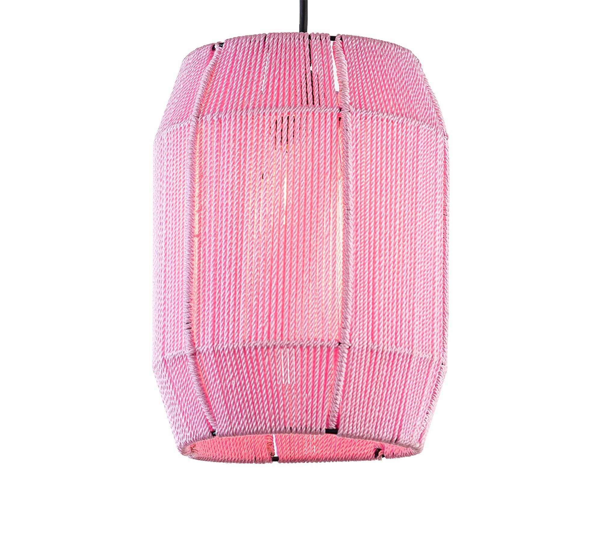 Pink macrame pendant light - Vitrine Furniture - Lighting
