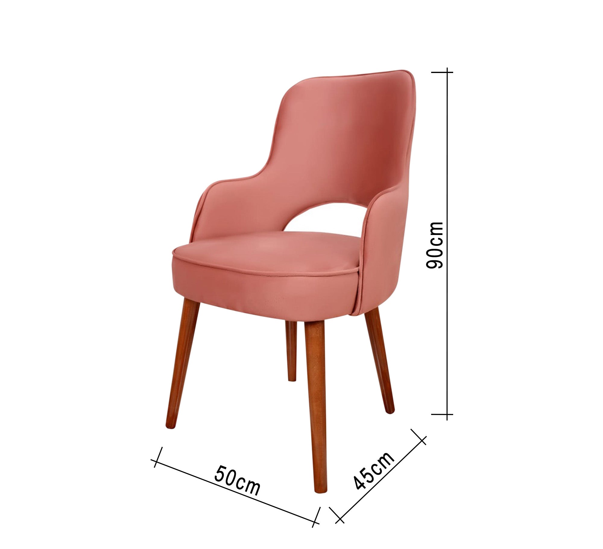 Pink velvet chair - Vitrine Furniture - Furniture