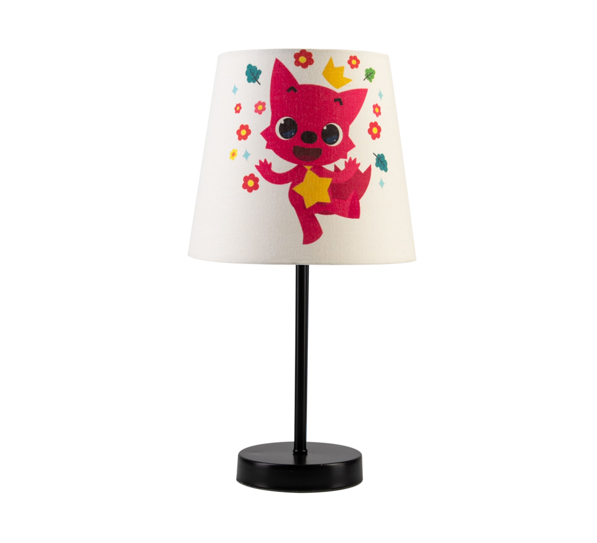 Pinkfong Blue Lamp: A playful touch to your child's room with a black base. - Vitrine Furniture - Lighting