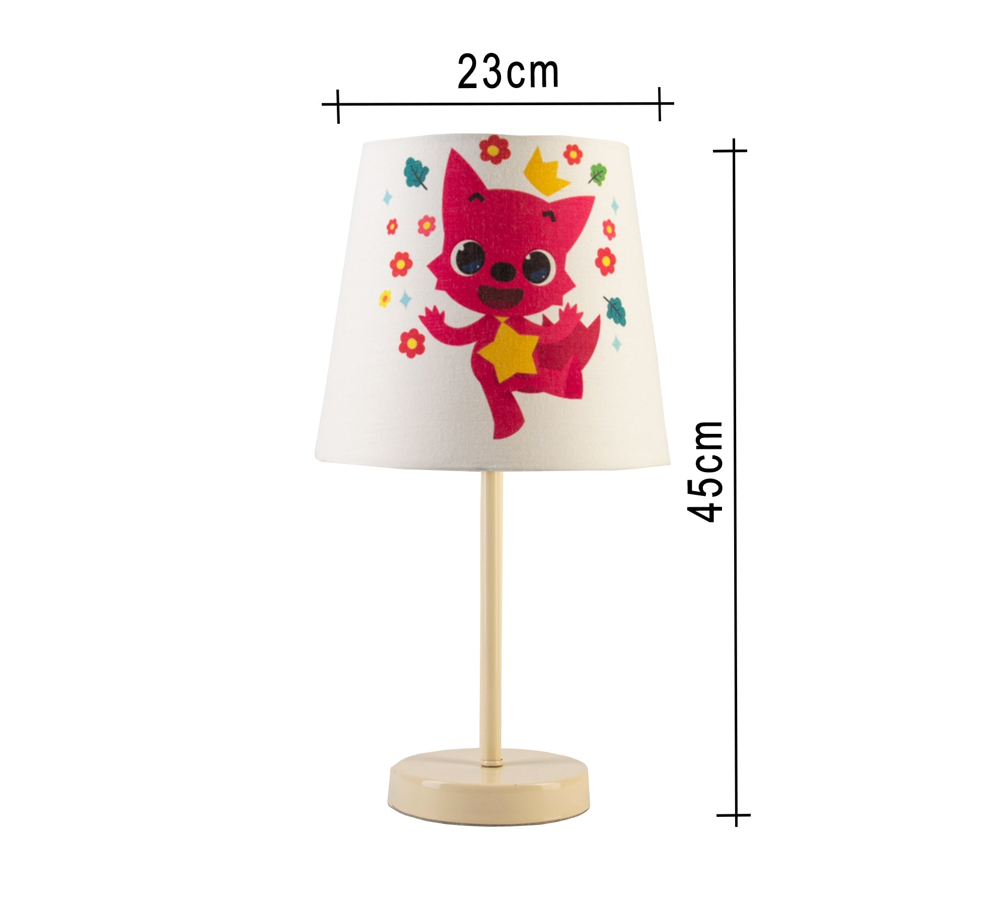 Pinkfong Lamp: A playful touch for children's rooms with a beige base - Vitrine Furniture - Lighting