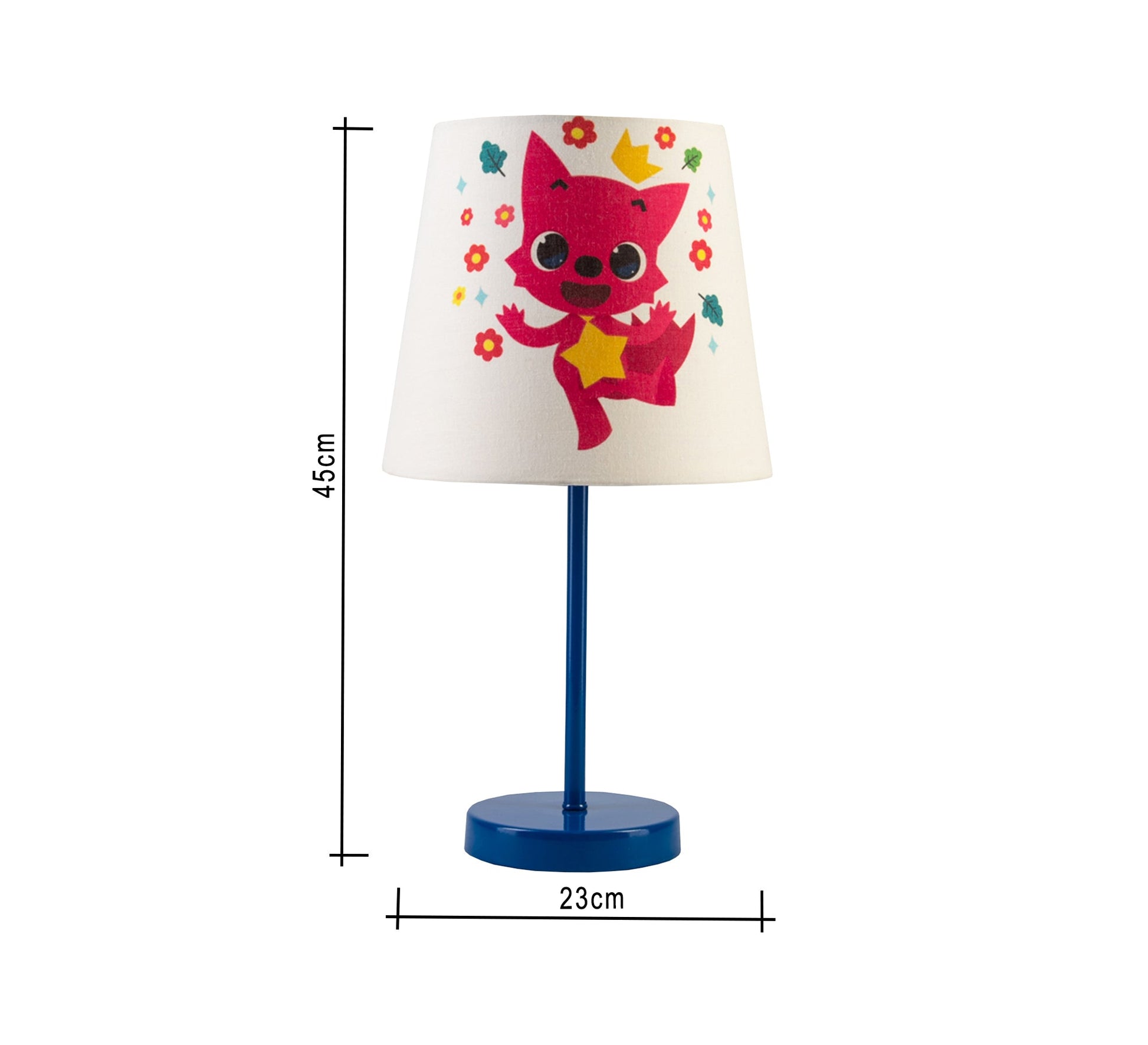 Pinkfong Lamp: A playful touch to your child's room with a blue base - Vitrine Furniture - Lighting