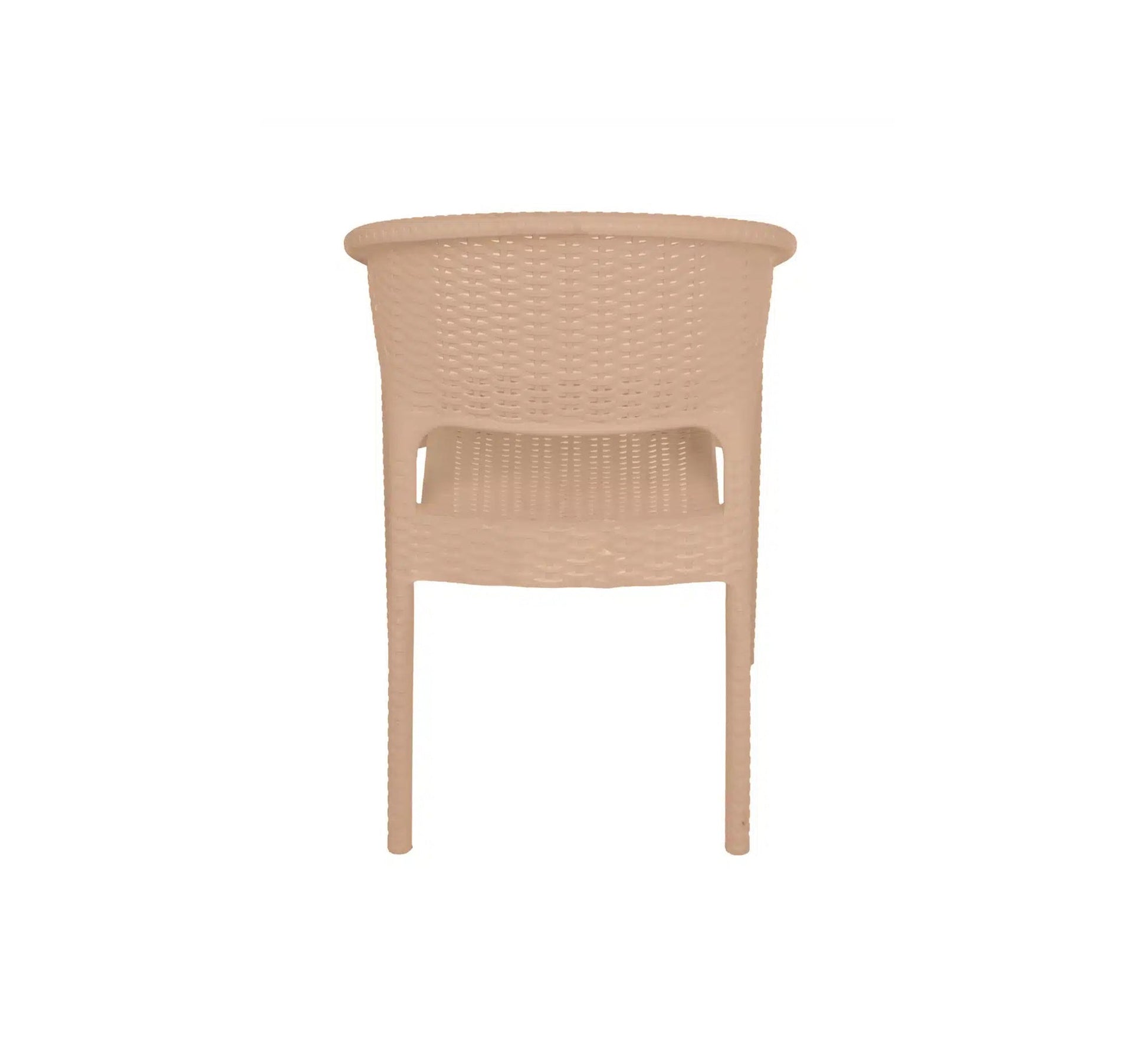 Plastic seating set with curved backrests - Vitrine Furniture - Outdoor Products