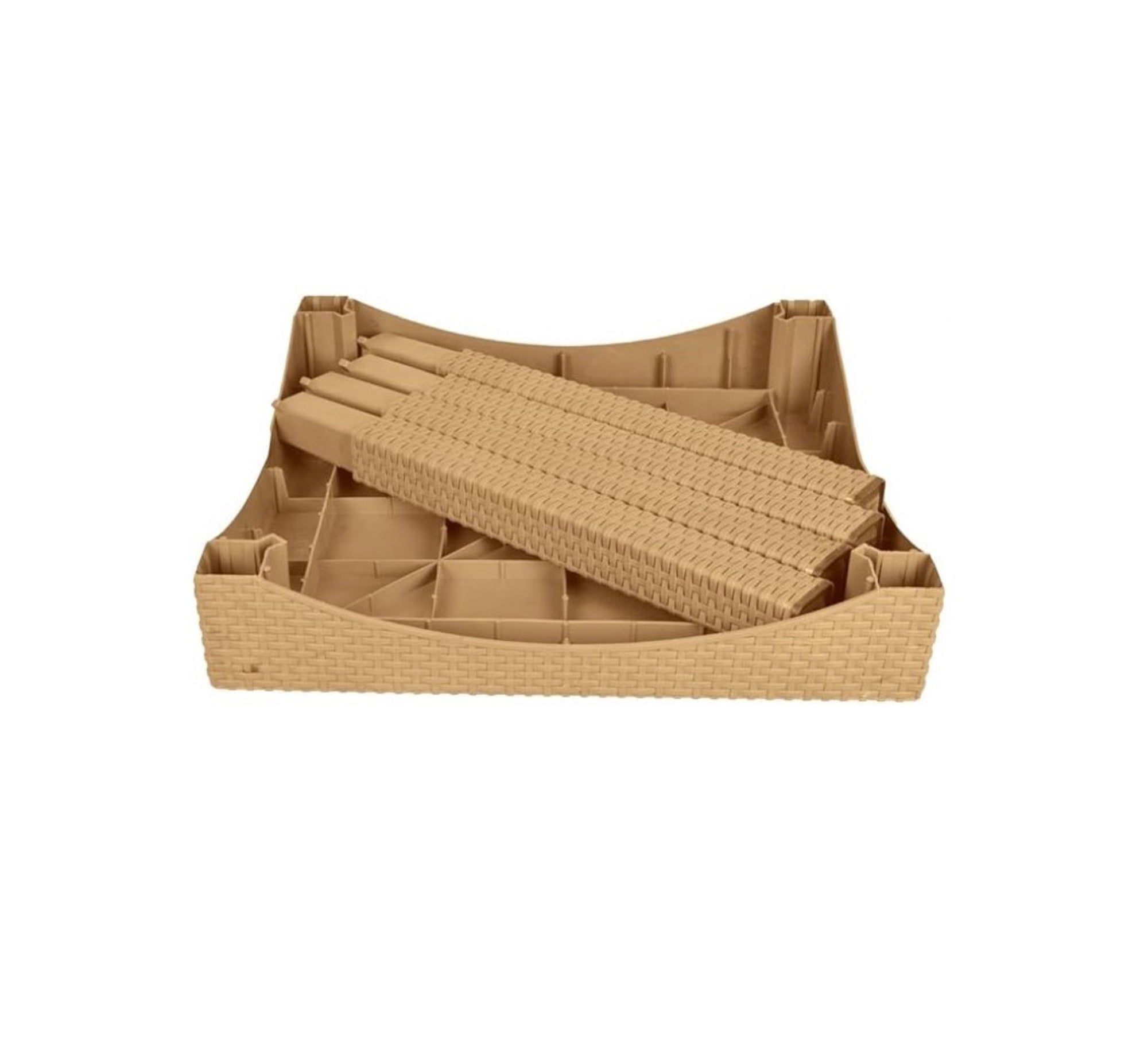 Plastic seating set with curved backrests - Vitrine Furniture - Outdoor Products