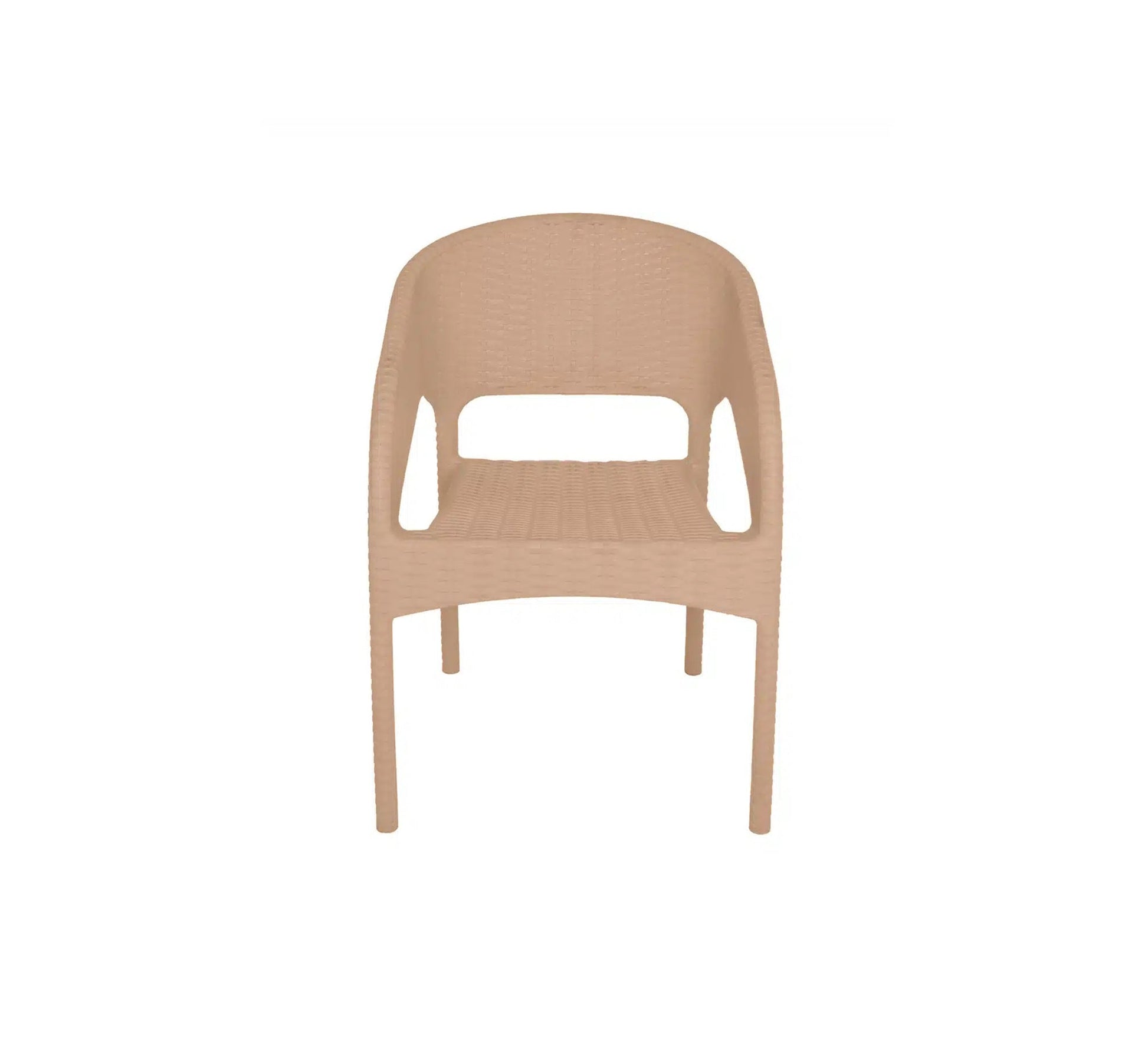 Plastic seating set with curved backrests - Vitrine Furniture - Outdoor Products