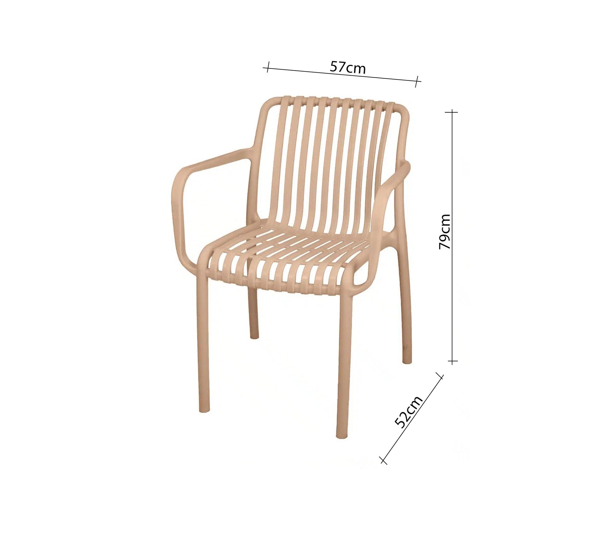 Plastic set with two chairs and a round table - Vitrine Furniture - Outdoor Products