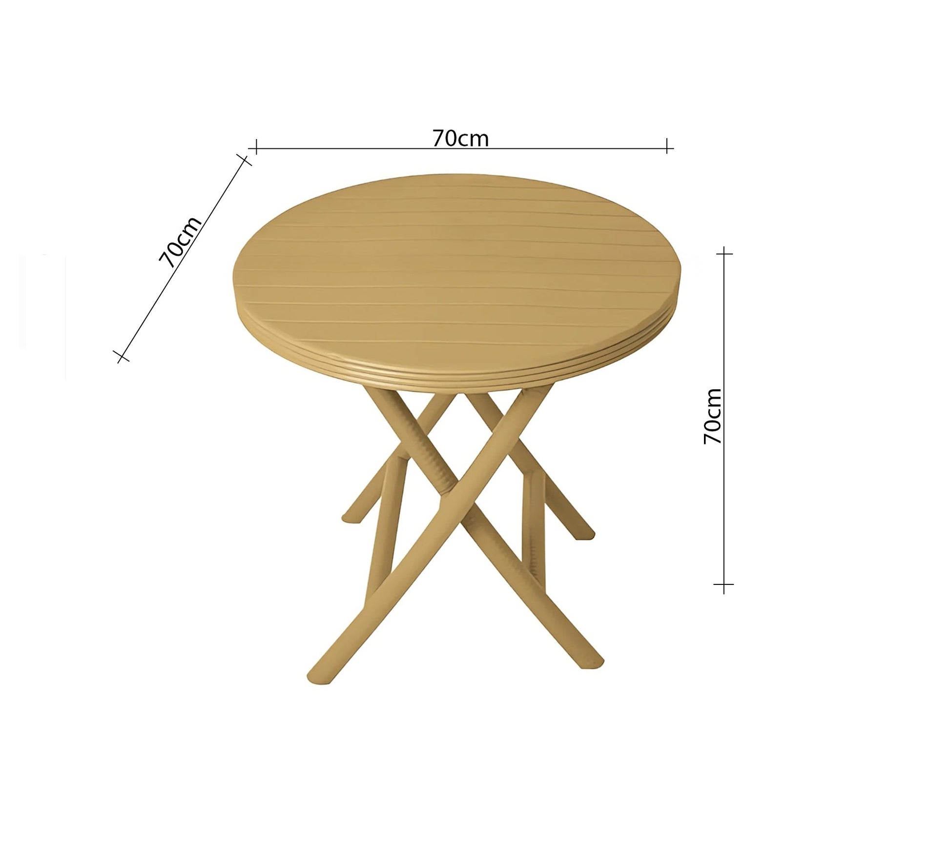 Plastic set with two chairs and a round table - Vitrine Furniture - Outdoor Products