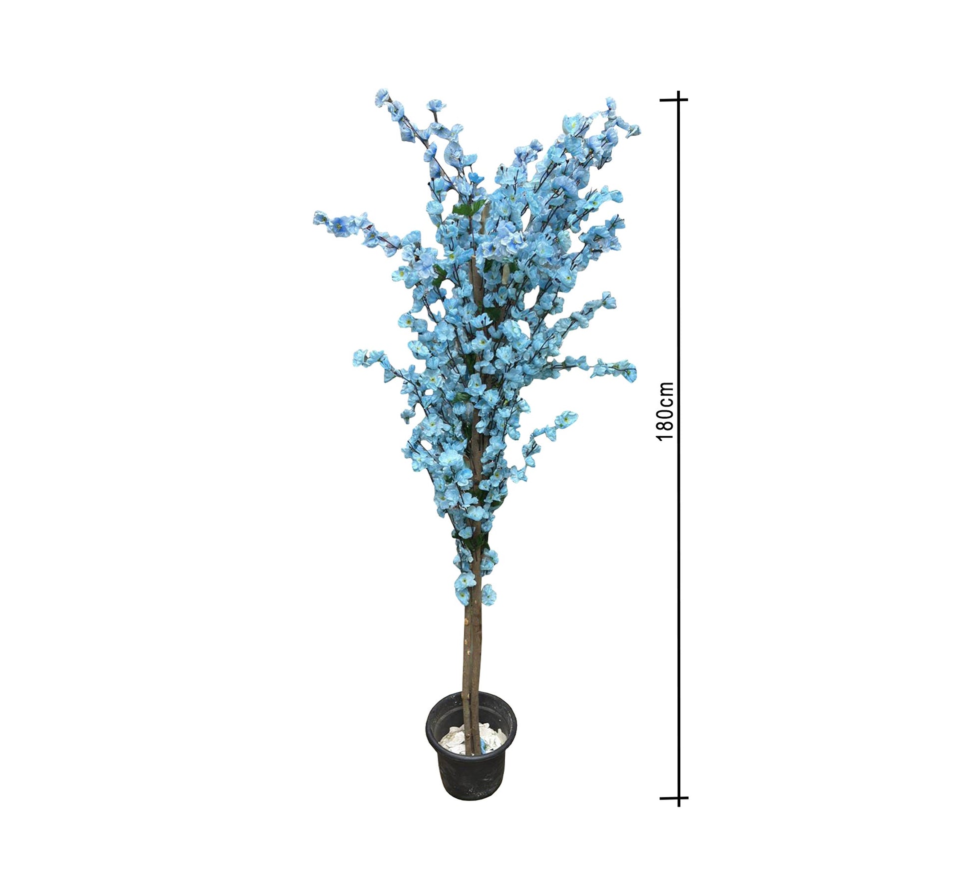 Polygonal flowering artificial flower pot - Vitrine Furniture - Décor