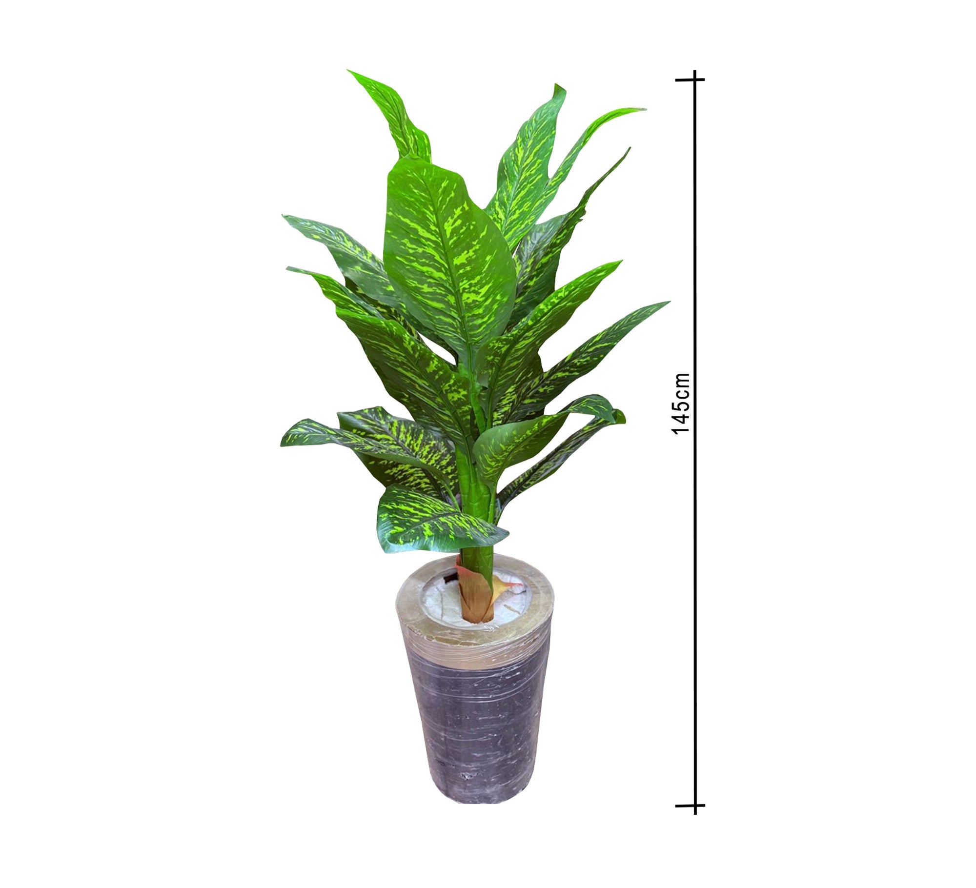 Polygonal short height artificial plant pot - Vitrine Furniture - Décor