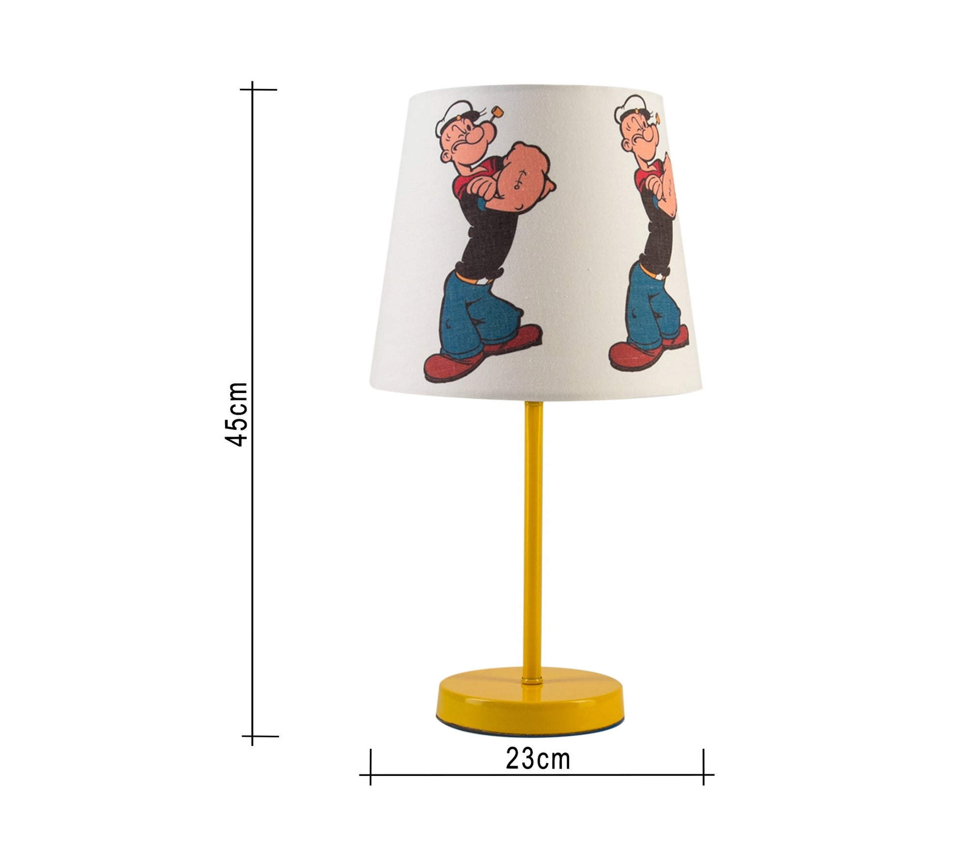Popeye Lamp: Strength and Courage for Your Kids' Room with a Golden Base - Vitrine Furniture - Lighting