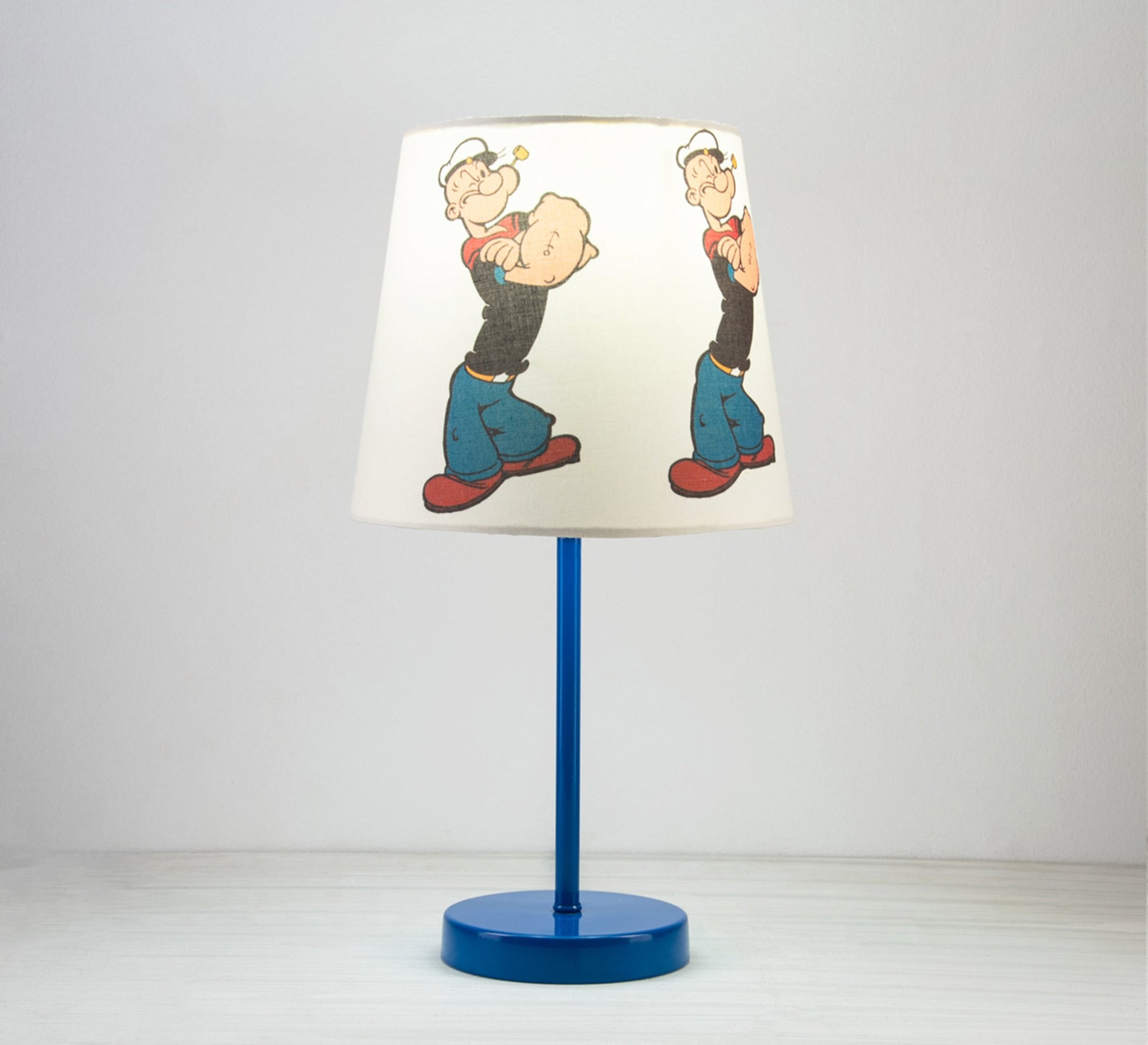 Popeye Lamp: Strength and Courage for Your Kids' Room with Blue Base - Vitrine Furniture - Lighting