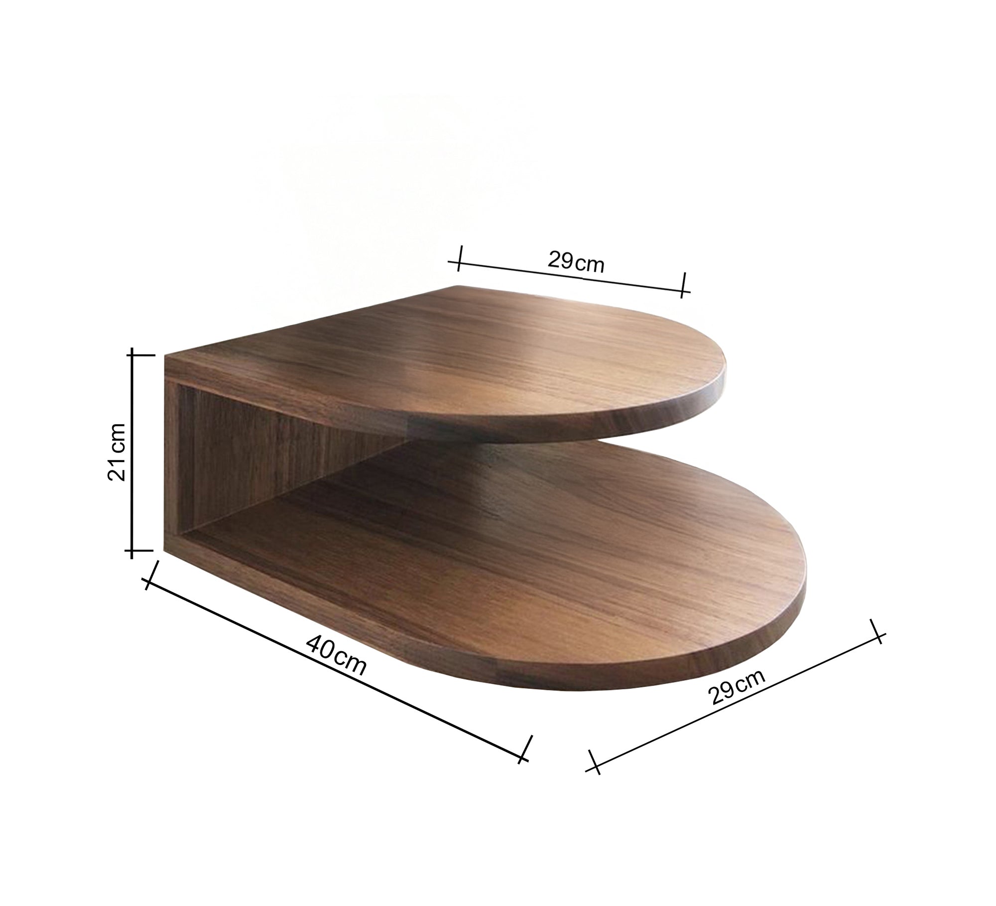 Practical and elegant wooden hanging table - Vitrine Furniture - Furniture