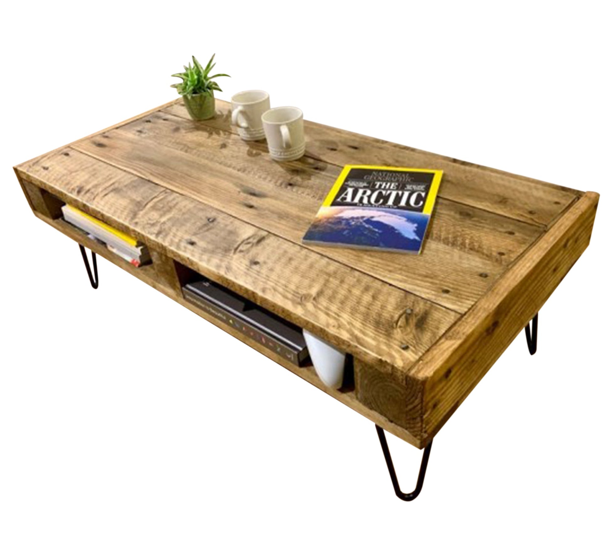 Practical coffee table with shelves - Vitrine Furniture - Furniture